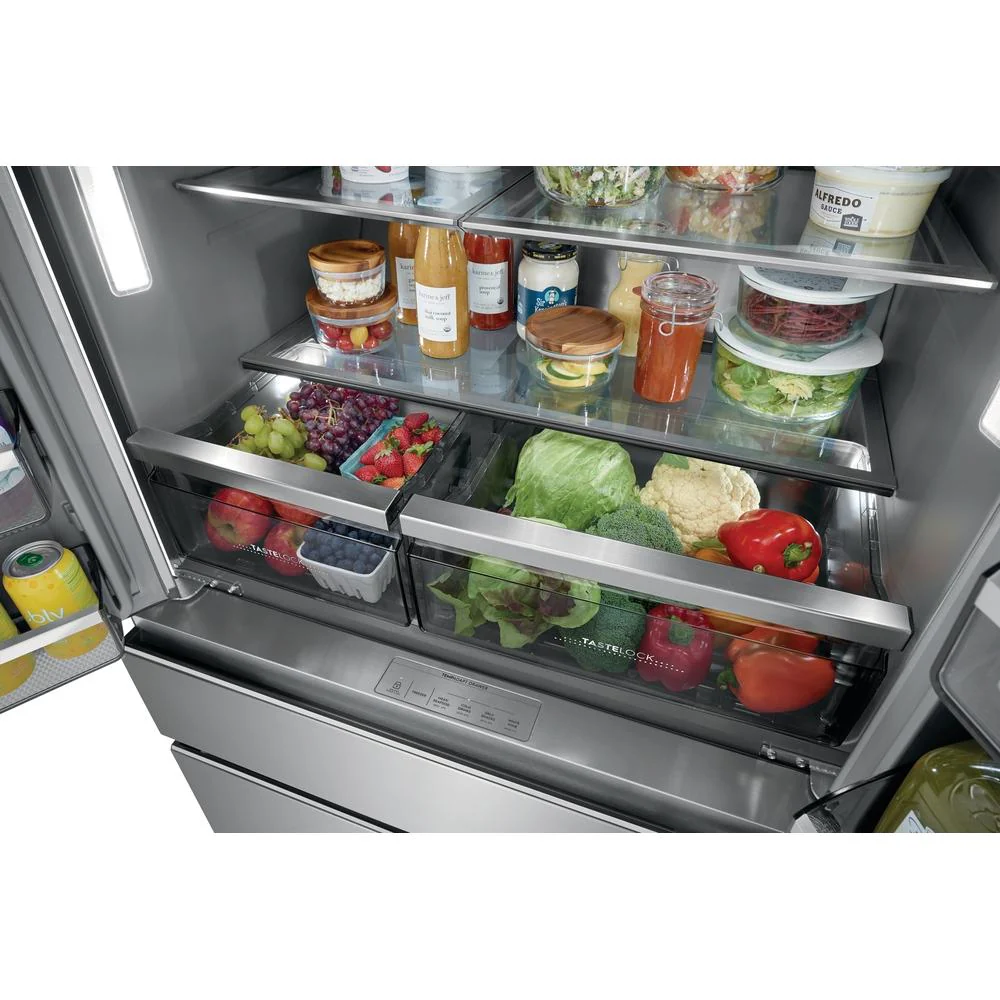Electrolux 36-inch, 21.8 cu.ft. Counter-Depth French 4-Door Refrigerator with TempAdapt™ Drawer ERMC2295AS - Image 10