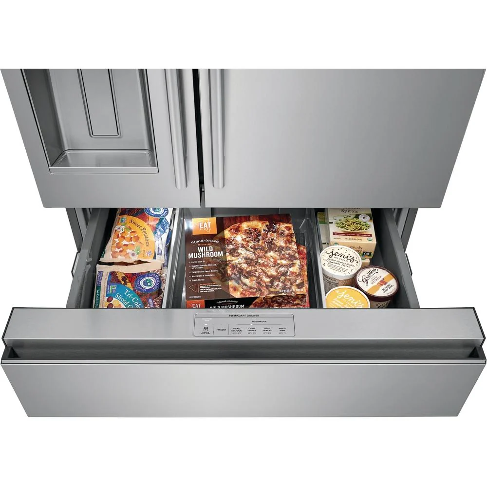 Electrolux 36-inch, 21.8 cu.ft. Counter-Depth French 4-Door Refrigerator with TempAdapt™ Drawer ERMC2295AS - Image 6