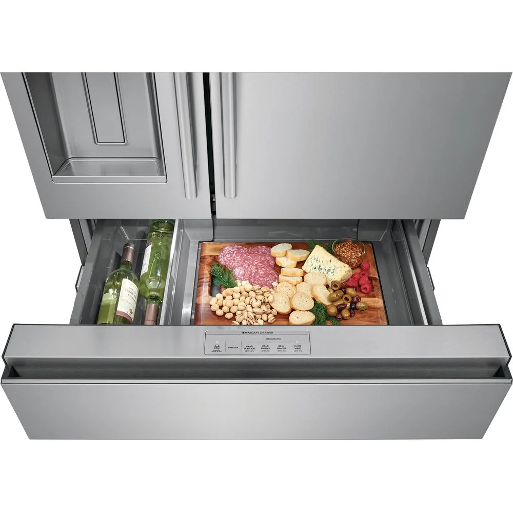 Electrolux 36-inch, 21.8 cu.ft. Counter-Depth French 4-Door Refrigerator with TempAdapt™ Drawer ERMC2295AS - Image 8