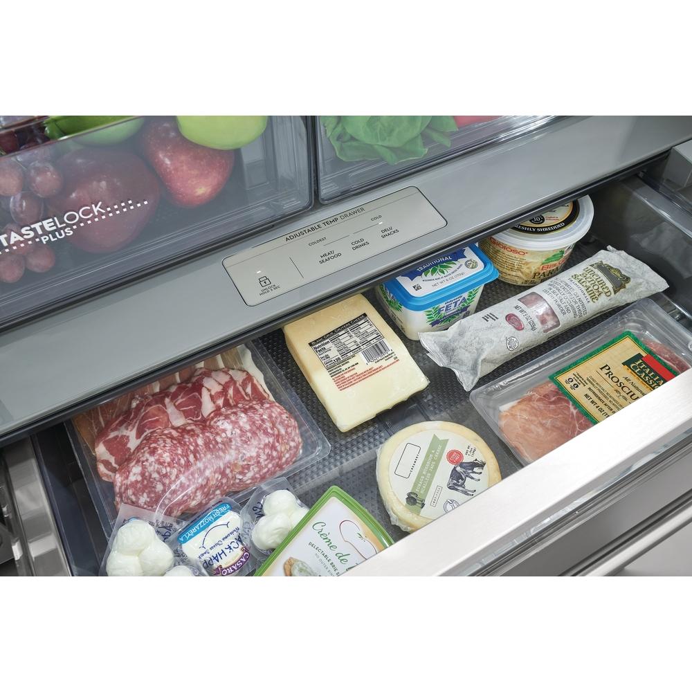 Electrolux 36-inch, 22.6 cu.ft. Counter-Depth French 3-Door Refrigerator with External Water and Ice Dispensing System ERFC2393AS - Image 11