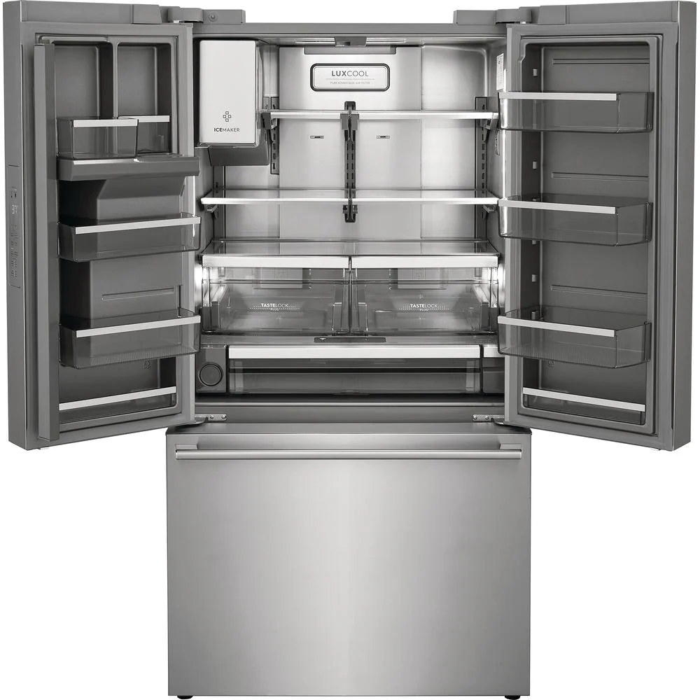 Electrolux 36-inch, 22.6 cu.ft. Counter-Depth French 3-Door Refrigerator with External Water and Ice Dispensing System ERFC2393AS - Image 5
