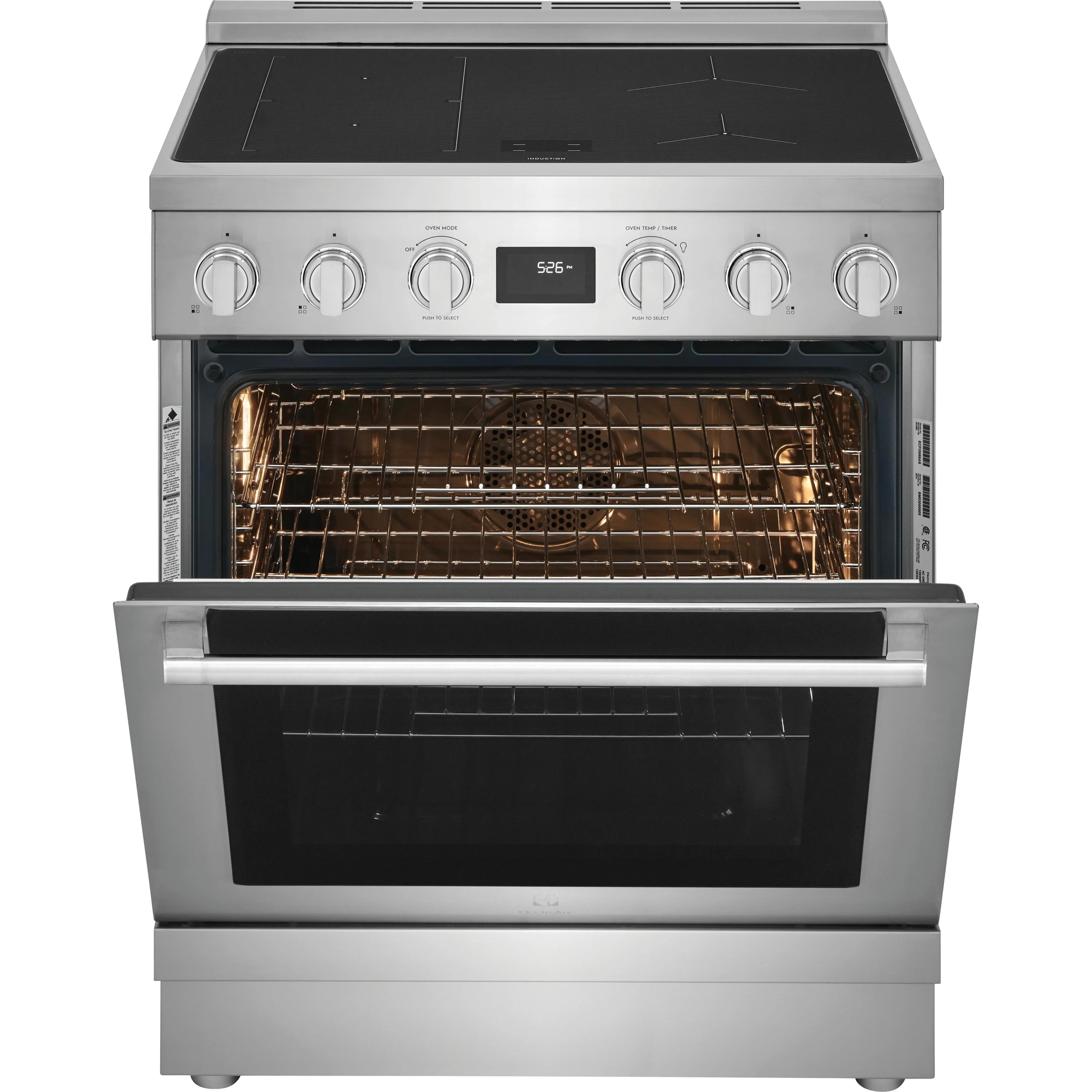 Electrolux 30-inch Freestanding Electric Induction Range ECFI3068AS - Image 6