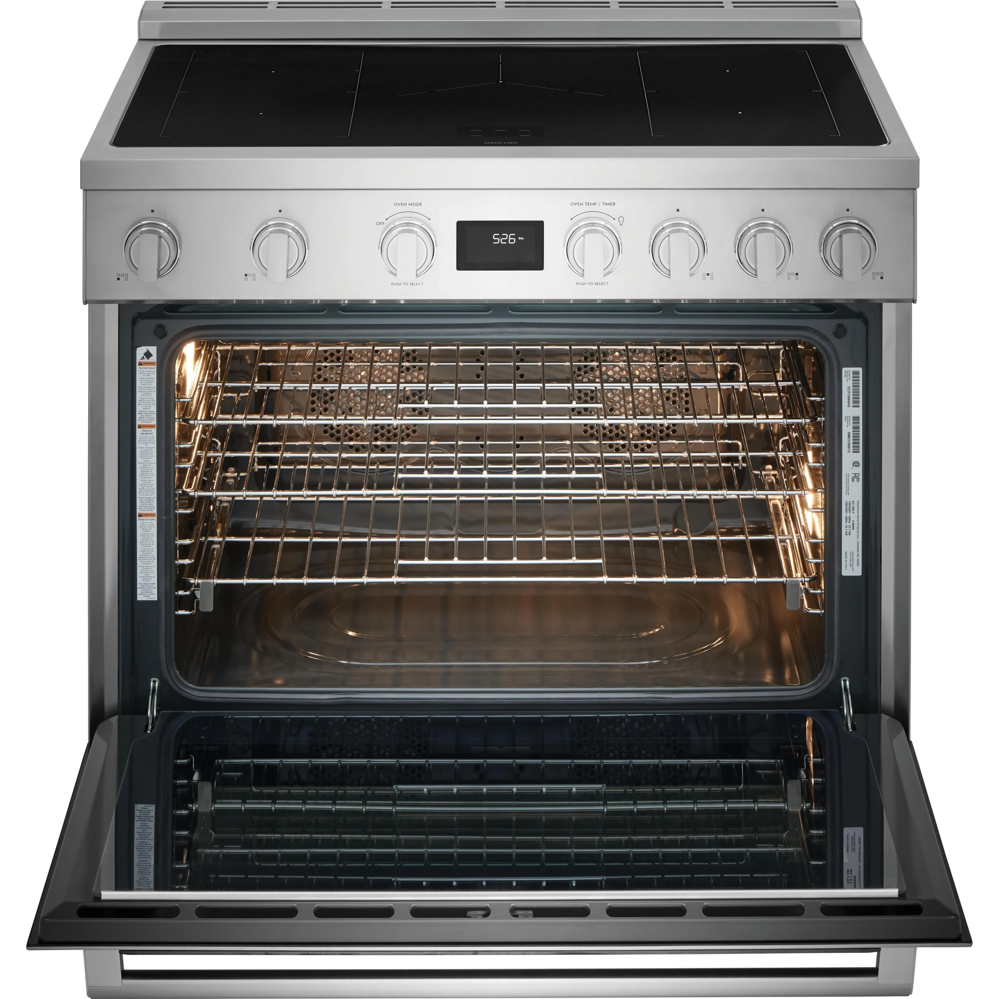 Electrolux 36-inch Freestanding Electric Induction Range ECFI3668AS - Image 5