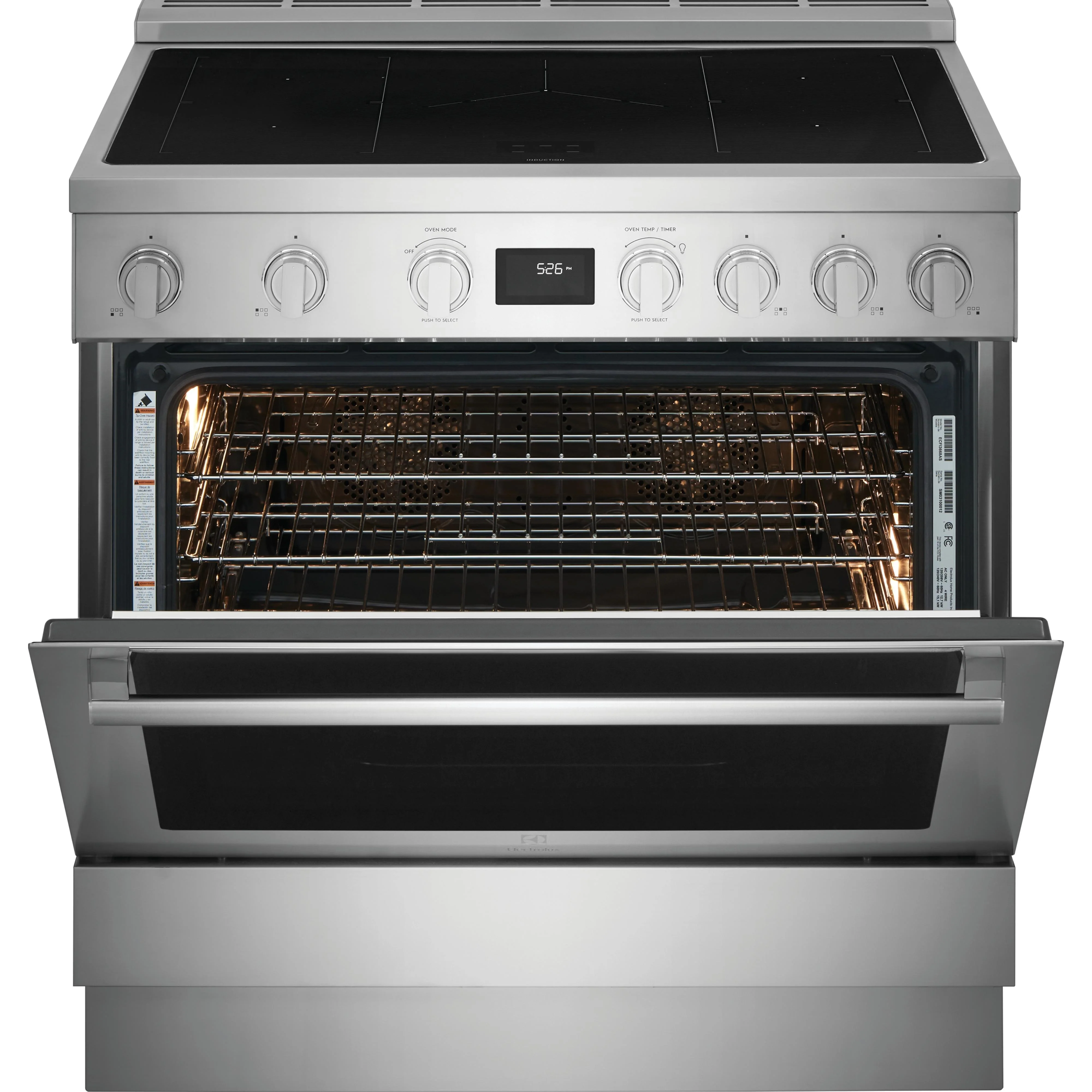 Electrolux 36-inch Freestanding Electric Induction Range ECFI3668AS - Image 7