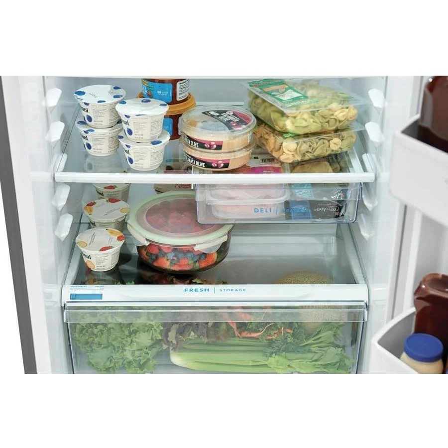 Frigidaire 27-inch, 13.9 cu.ft. Freestanding Top Freezer Refrigerator with EvenTemp® Cooling System FFHT1425VV - Image 4
