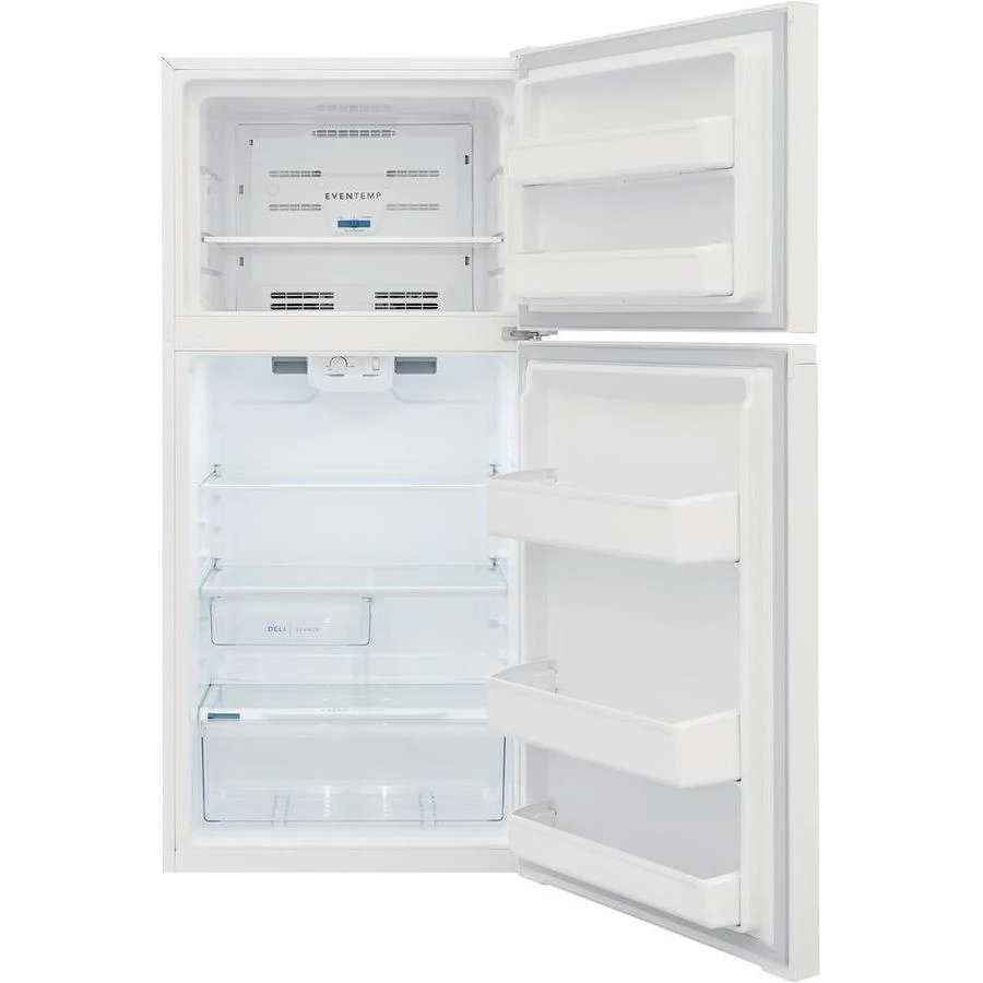 Frigidaire 27-inch, 13.9 cu.ft. Freestanding Top Freezer Refrigerator with EvenTemp® Cooling System FFHT1425VW - Image 3