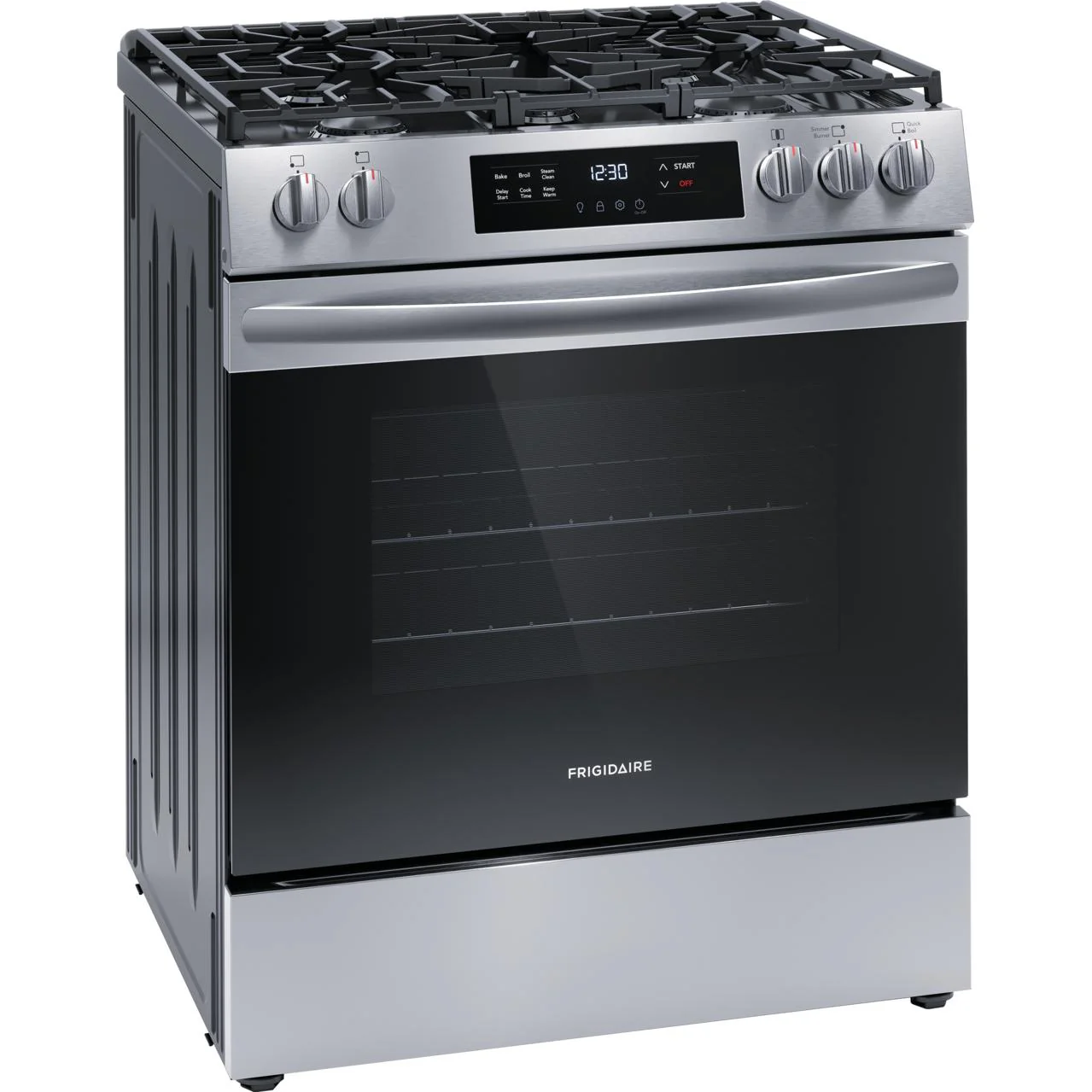 Frigidaire 30-inch Freestanding Gas Range FCFG3062AS - Image 6