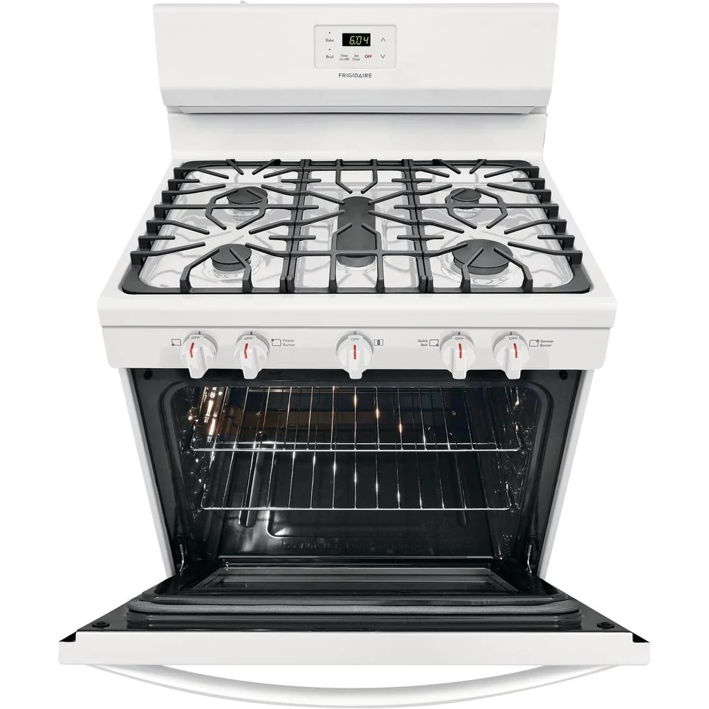 Frigidaire 30-inch Freestanding Gas Range with Even Baking Technology FCRG3052AW - Image 7