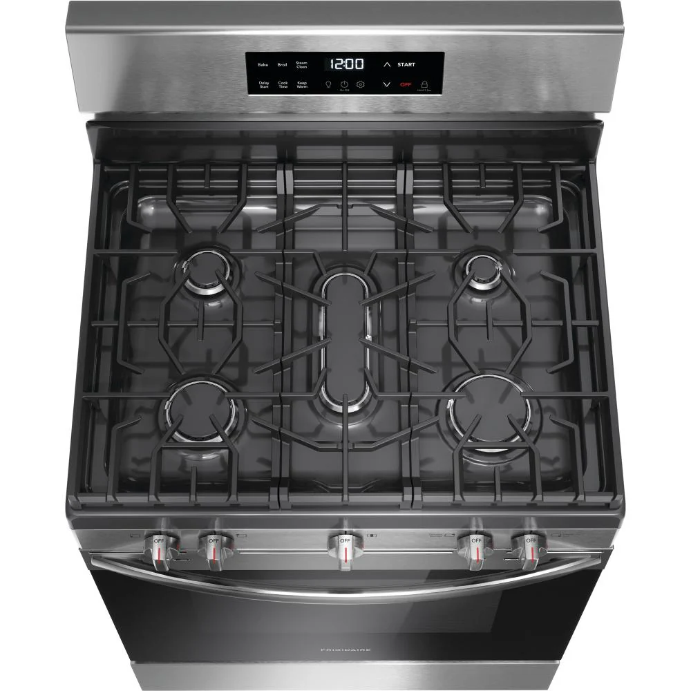 Frigidaire 30-inch Freestanding Gas Range with Even Baking Technology FCRG3062AS - Image 4