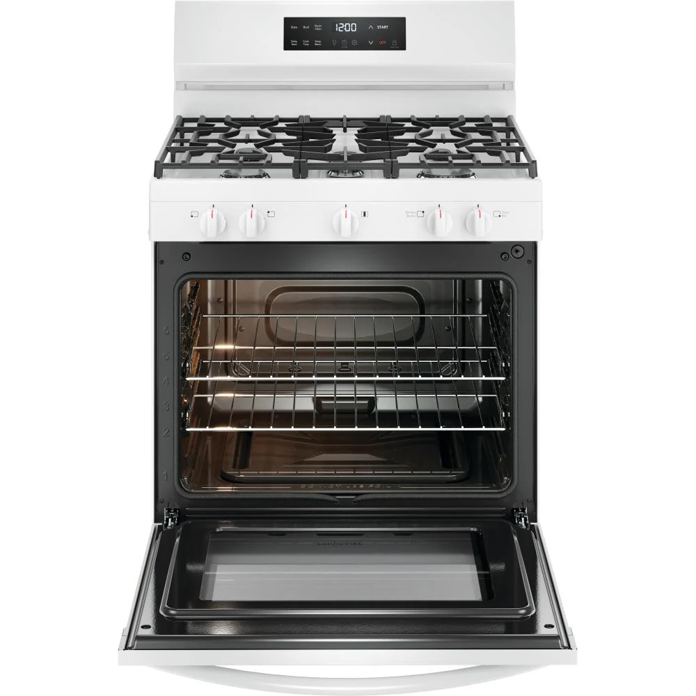 Frigidaire 30-inch Freestanding Gas Range with Even Baking Technology FCRG3062AW - Image 3