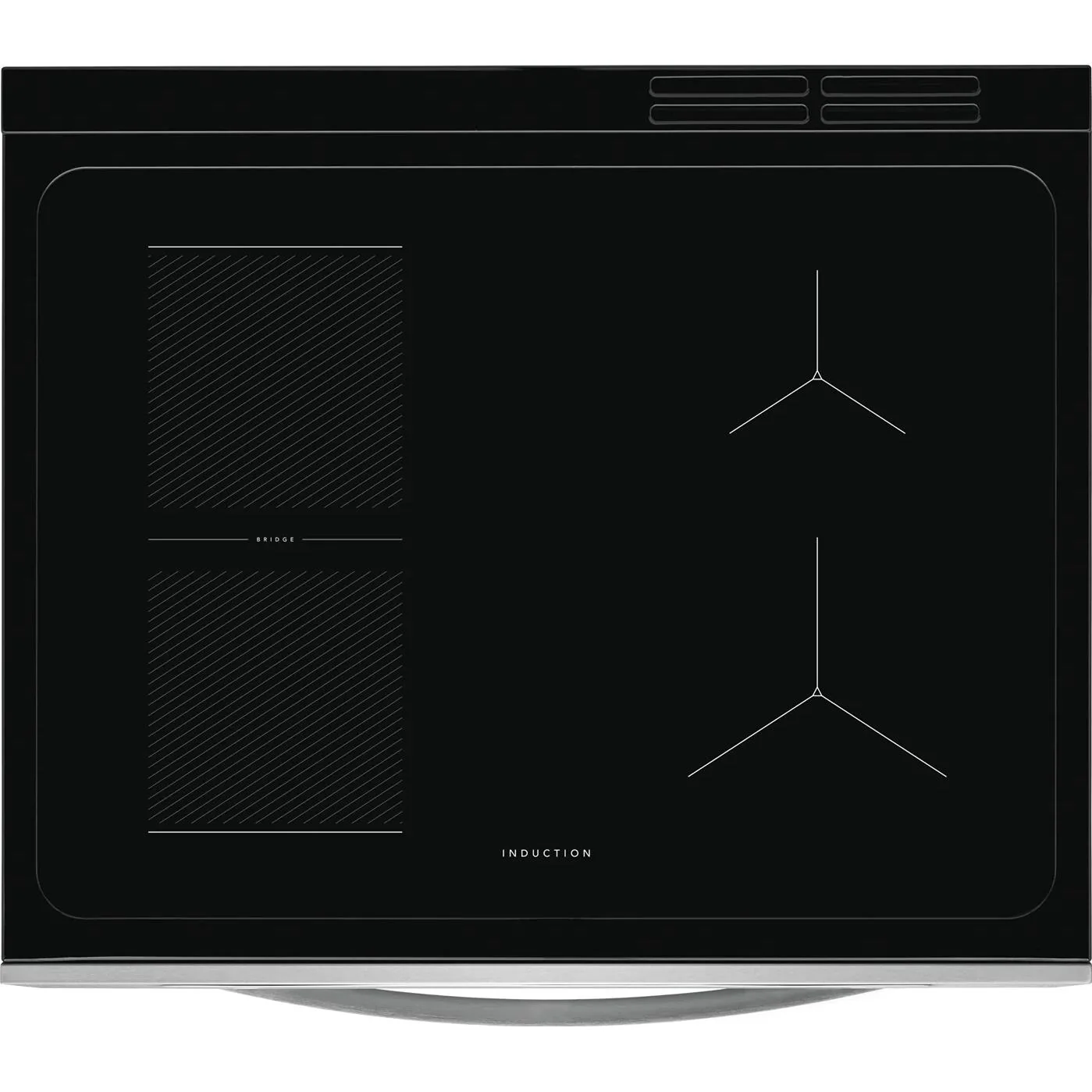Frigidaire 30-inch Front Control Induction Range with Air Fry FCFI308CBS - Image 4