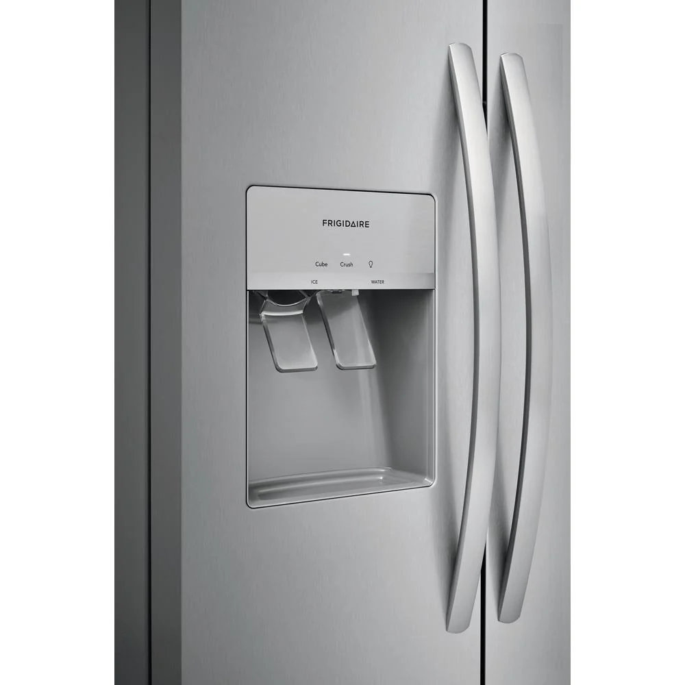 Frigidaire 36-inch, 25.6 cu.ft. Freestanding Side-by-Side Refrigerator with Ice and Water Dispensing System FRSS2623AS - Image 4
