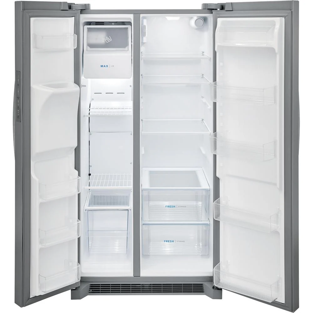 Frigidaire 36-inch, 25.6 cu.ft. Freestanding Side-by-Side Refrigerator with Ice and Water Dispensing System FRSS2623AS - Image 9