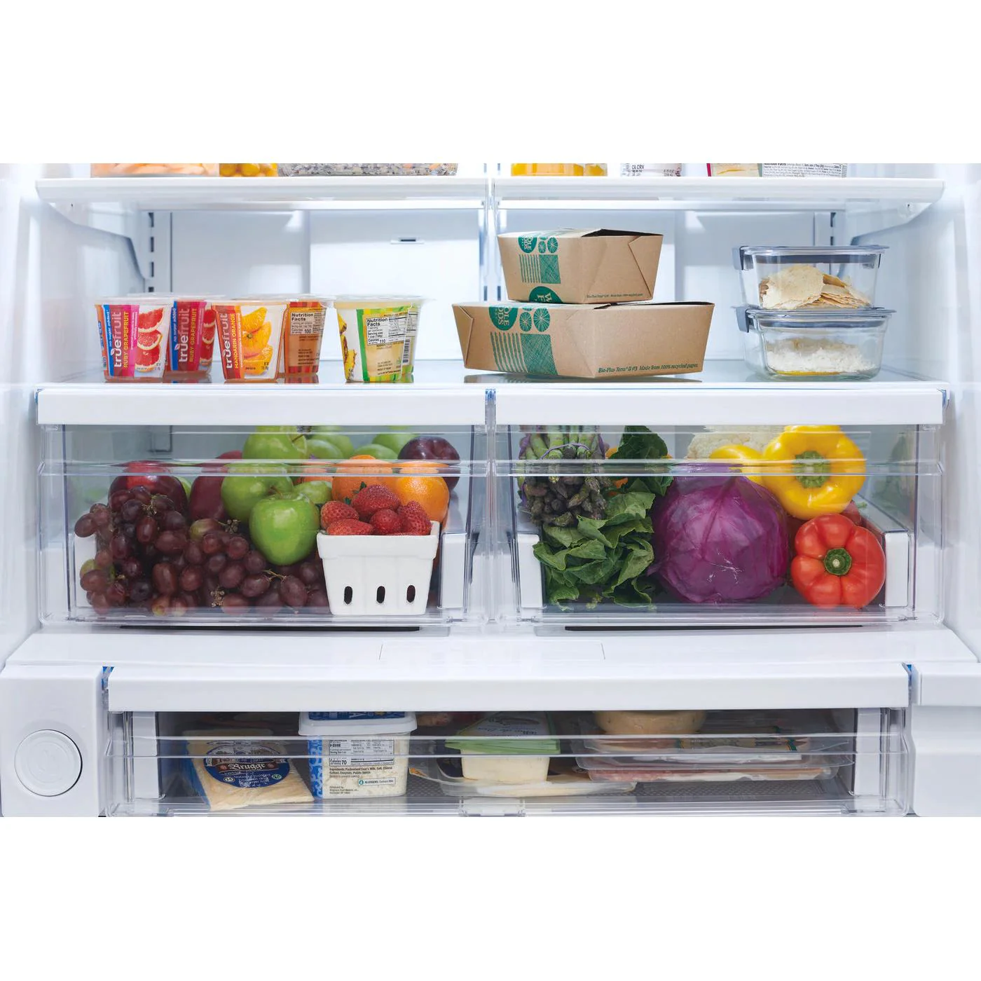 Frigidaire 36-inch, 28.8 cu. ft. Freestanding French 3-Door Refrigerator with Ice Maker FRFN2813AF - Image 6