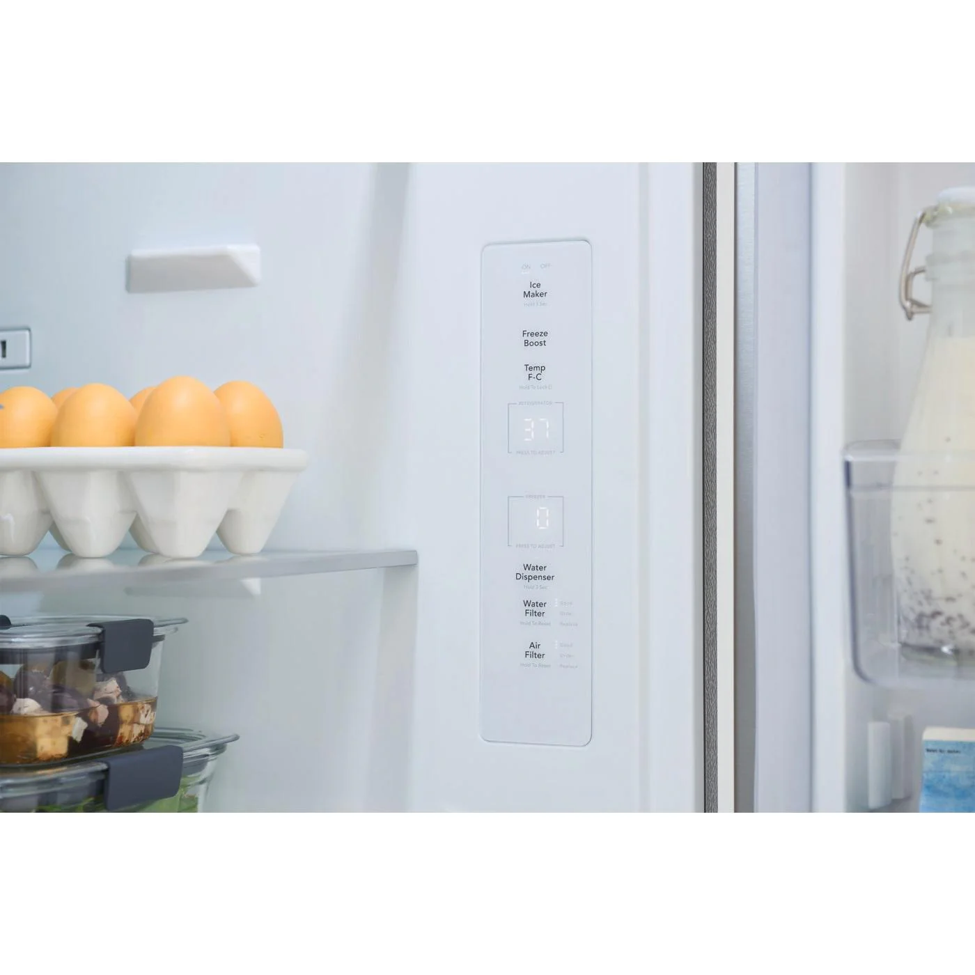 Frigidaire Gallery 30-inch, 20.3 Freestanding Bottom Freezer Refrigerator with Water Dispenser and Ice Maker GRBN2012AF - Image 5