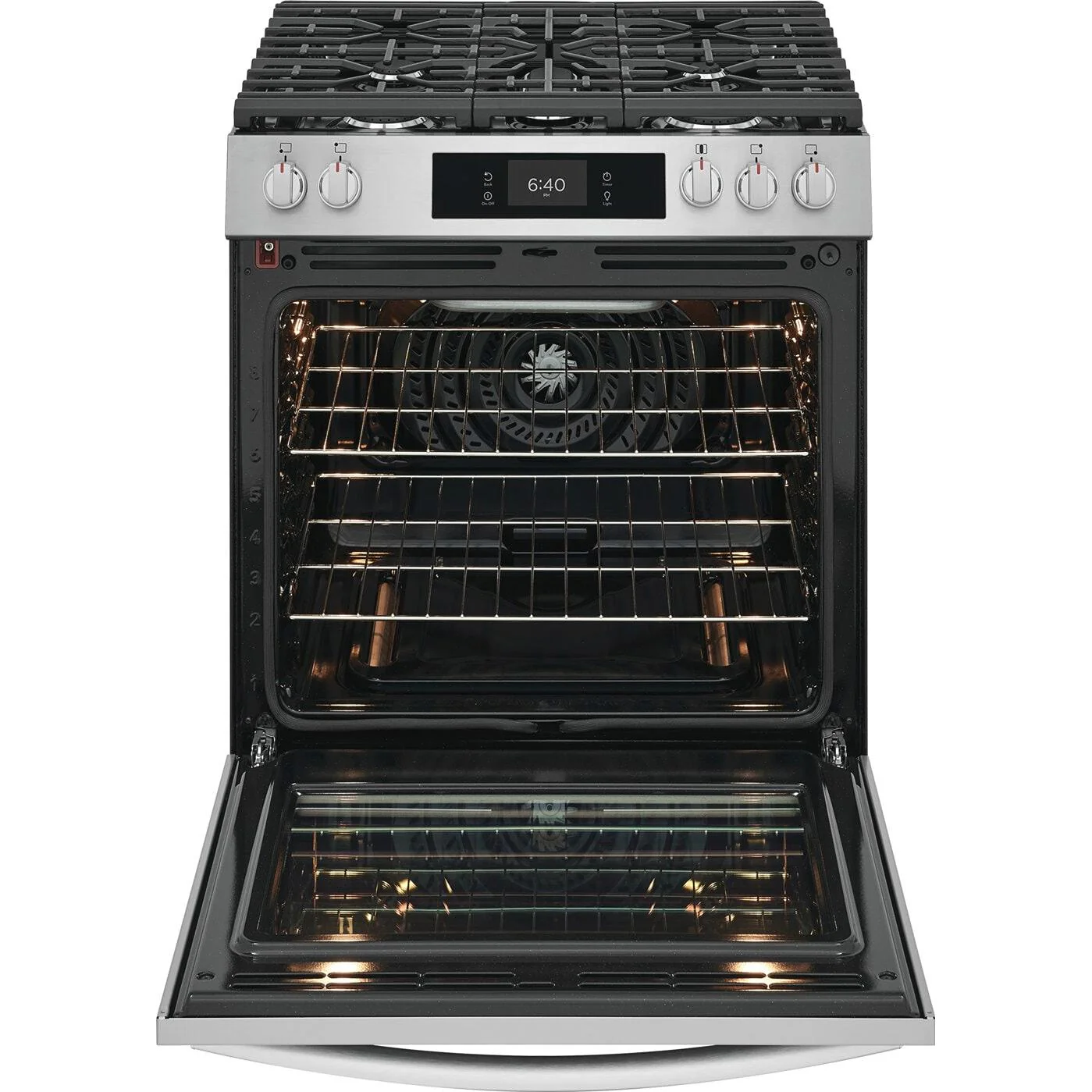 Frigidaire Gallery 30-inch Gas Range with Stone-Baked Pizza GCFG3070BF - Image 2