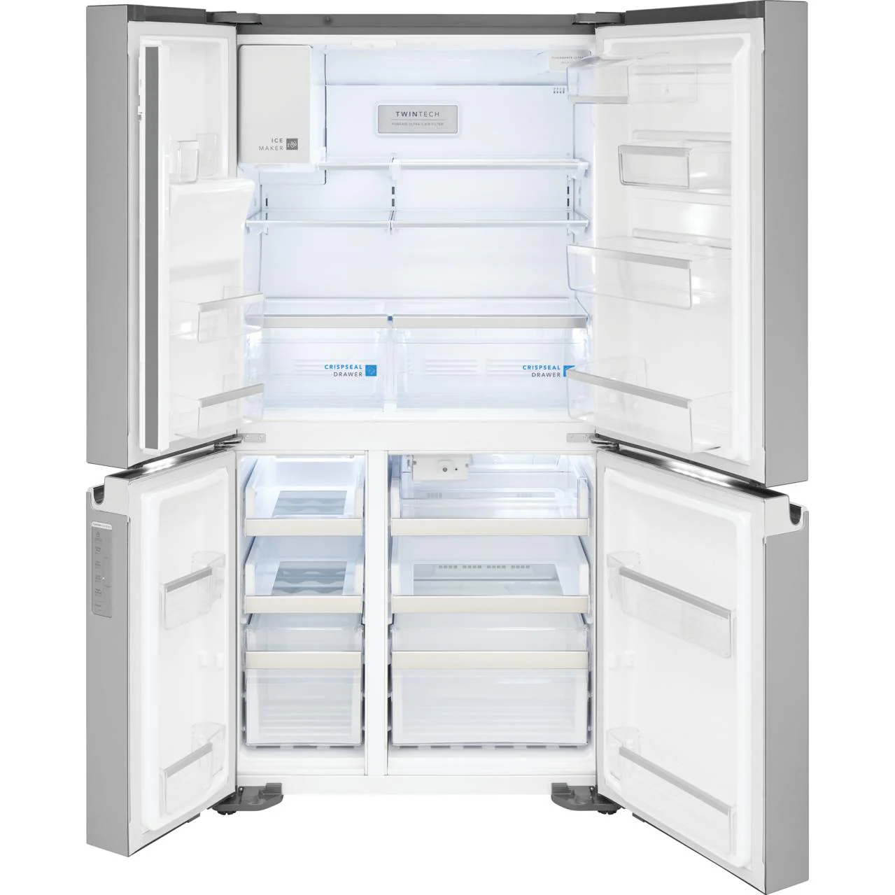 Frigidaire Gallery 36-inch, 21.5 cu. ft. Counter-Depth French 4-Door Refrigerator with Ice Maker GRQC2255BF - Image 2