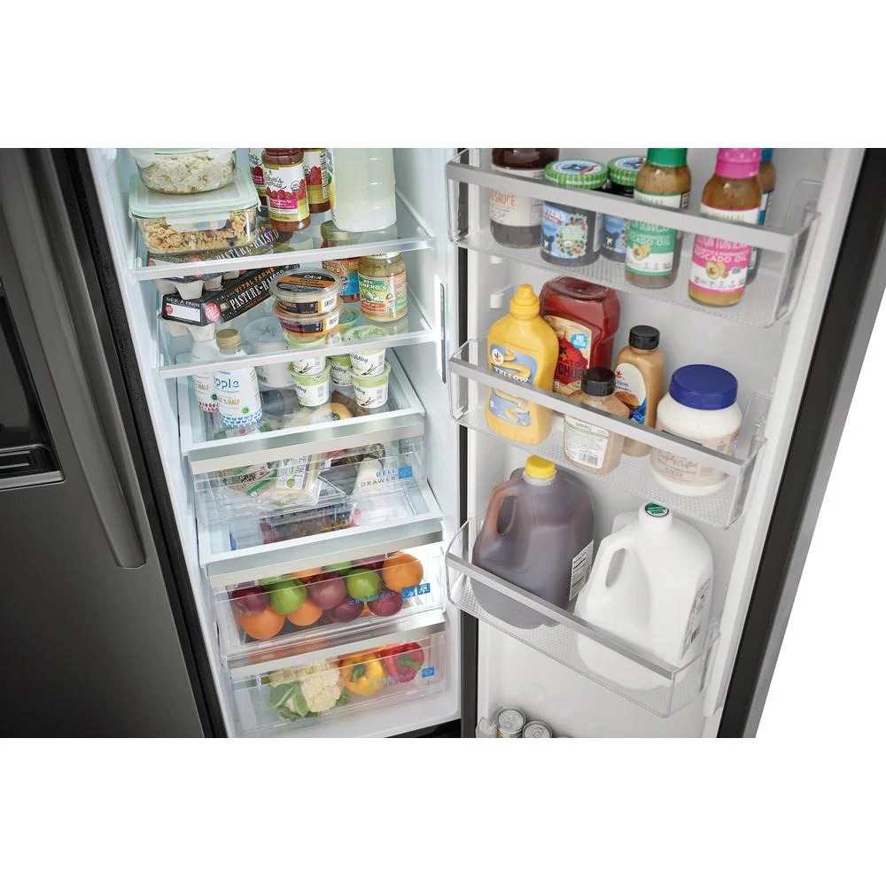 Frigidaire Gallery 36-inch, 22.3 cu.ft. Counter-Depth Side-by-Side Refrigerator with Ice and Water Dispensing System GRSC2352AD - Image 9