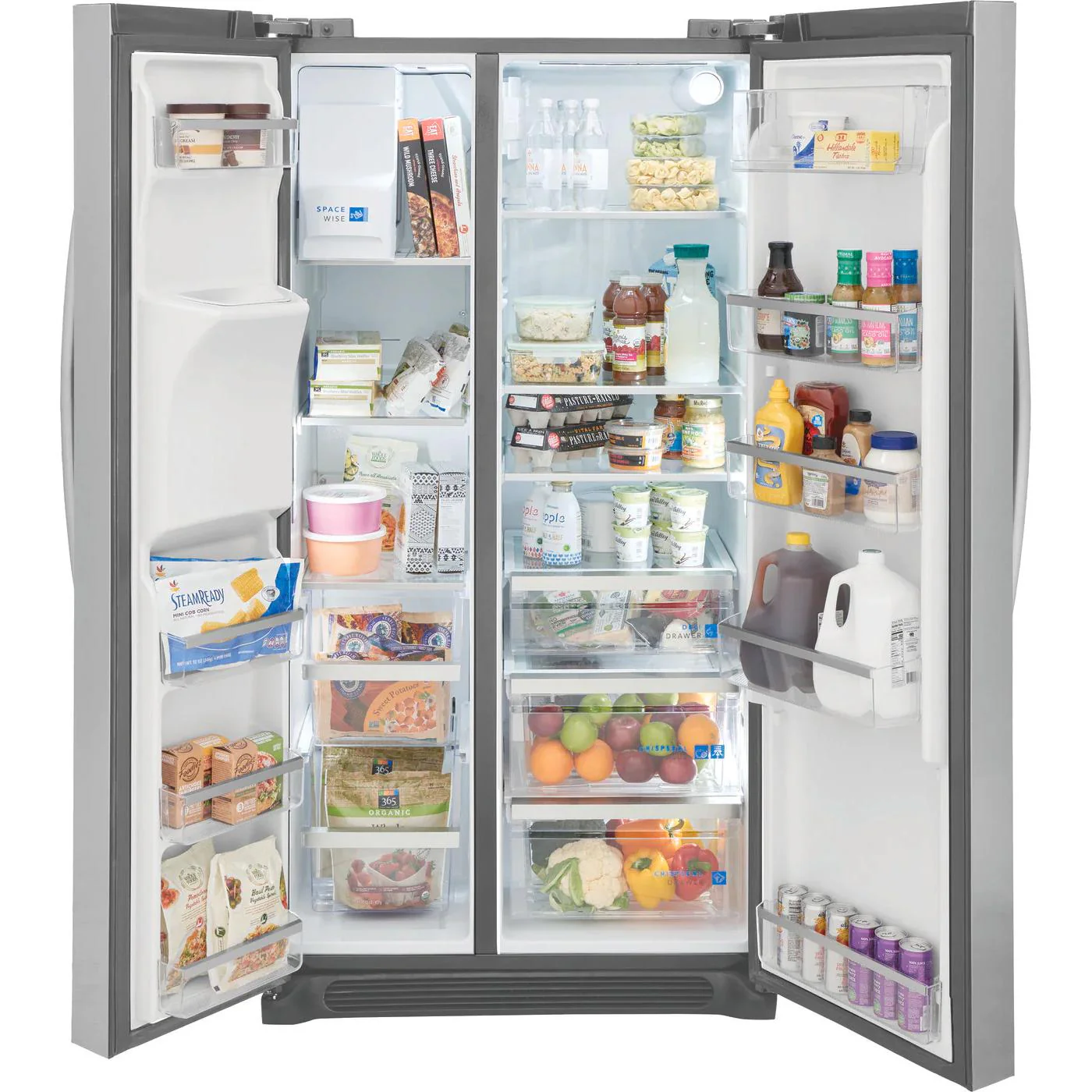 Frigidaire Gallery 36-inch, 22.3 cu.ft. Counter-Depth Side-by-Side Refrigerator with Ice and Water Dispensing System GRSC2352AF - Image 3