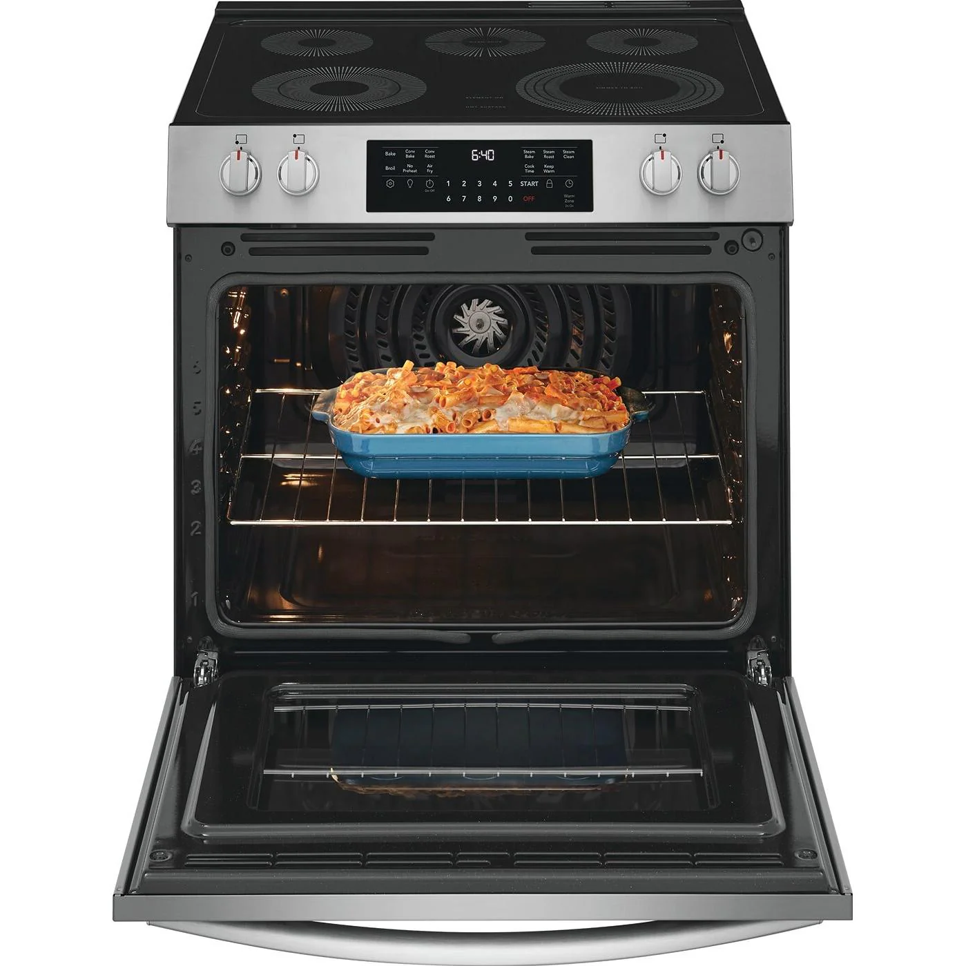 Frigidaire Gallery 30-inch Freestanding Electric Range with Total Convection GCFE305CBF - Image 2