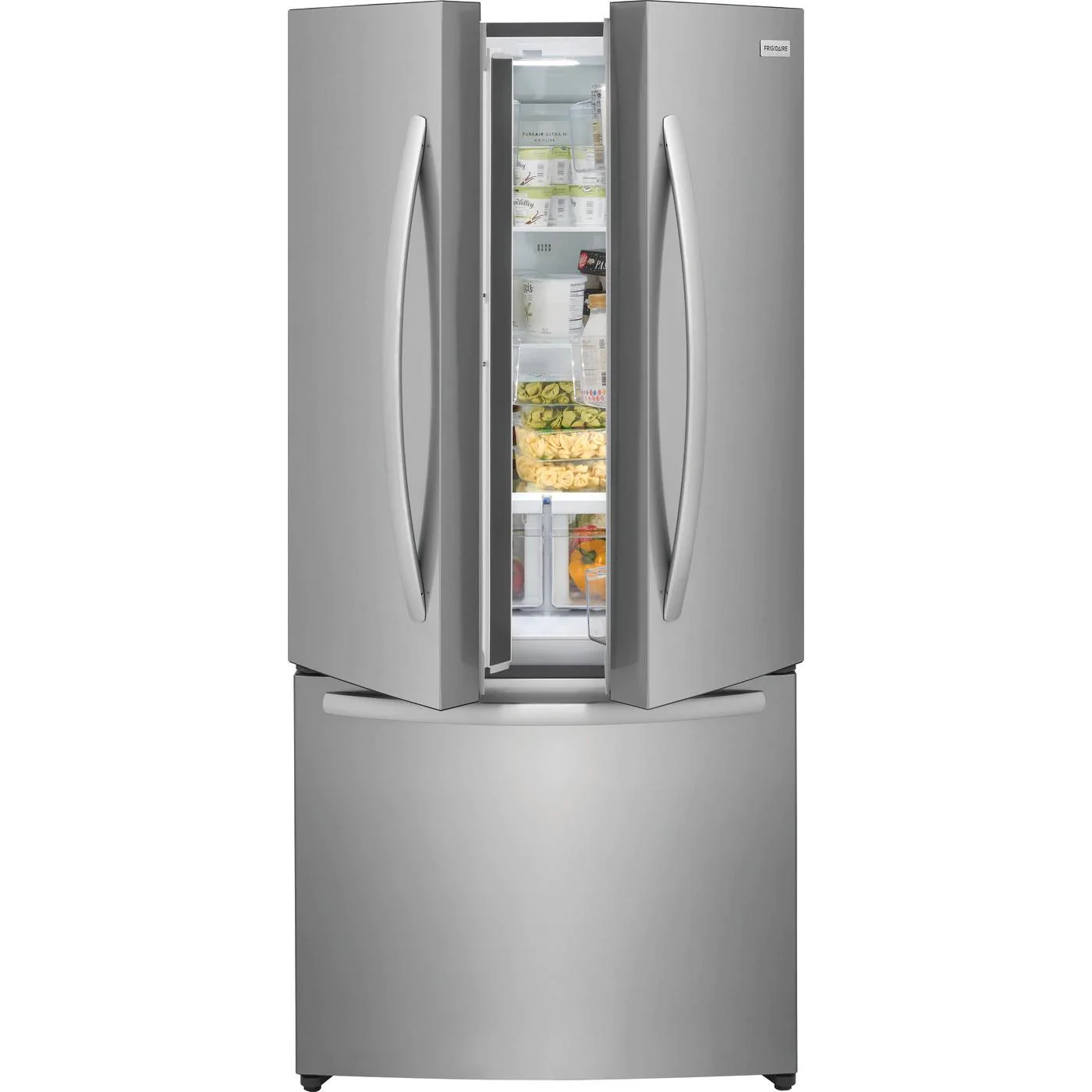 Frigidaire 17.6 Cu. Ft. Counter-Depth French 3-Door Refrigerator FRFG1723AV - Image 3