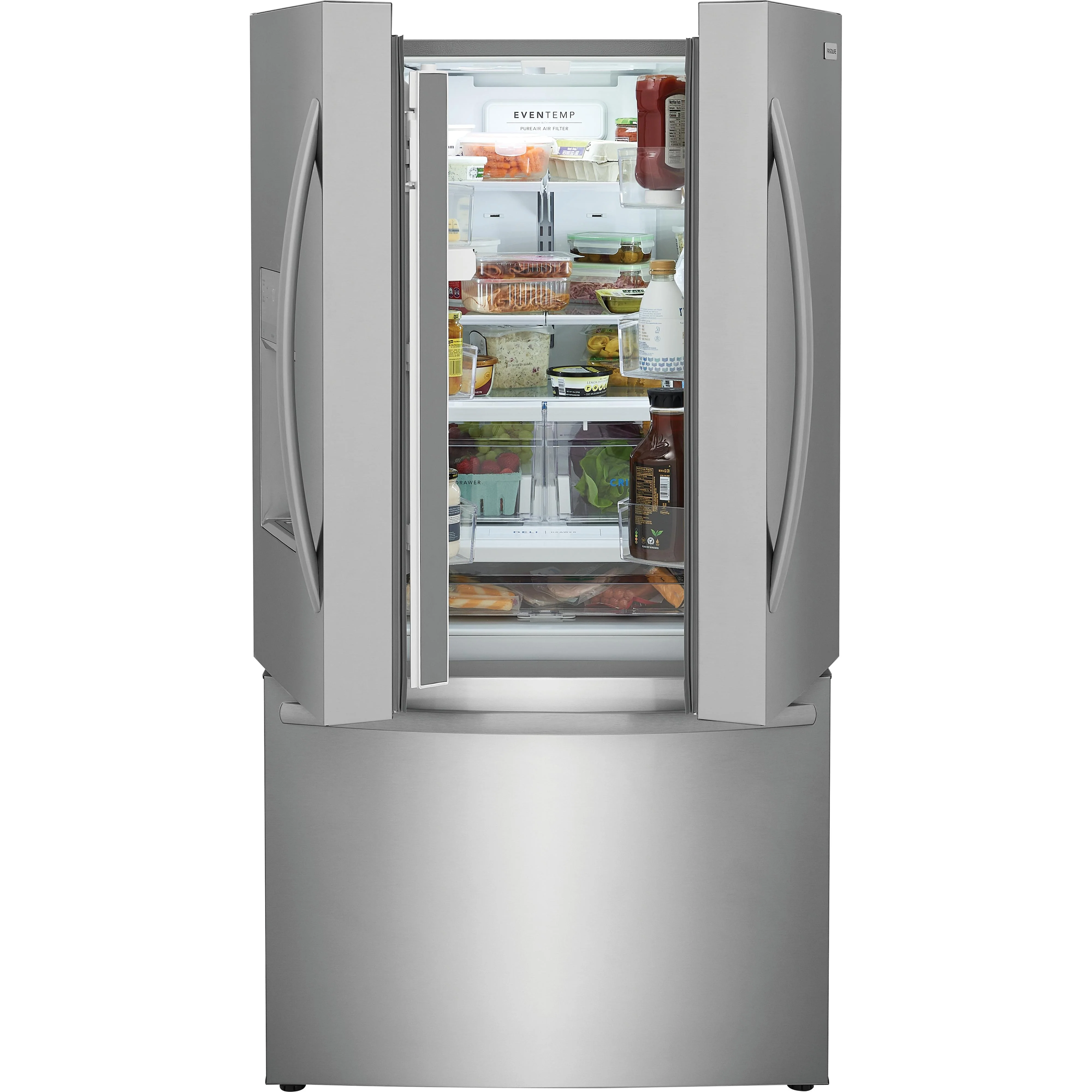 Frigidaire 36-inch, 27.8 cu. ft. French 3-Door Refrigerator with Dispenser FRFS2823AS - Image 4