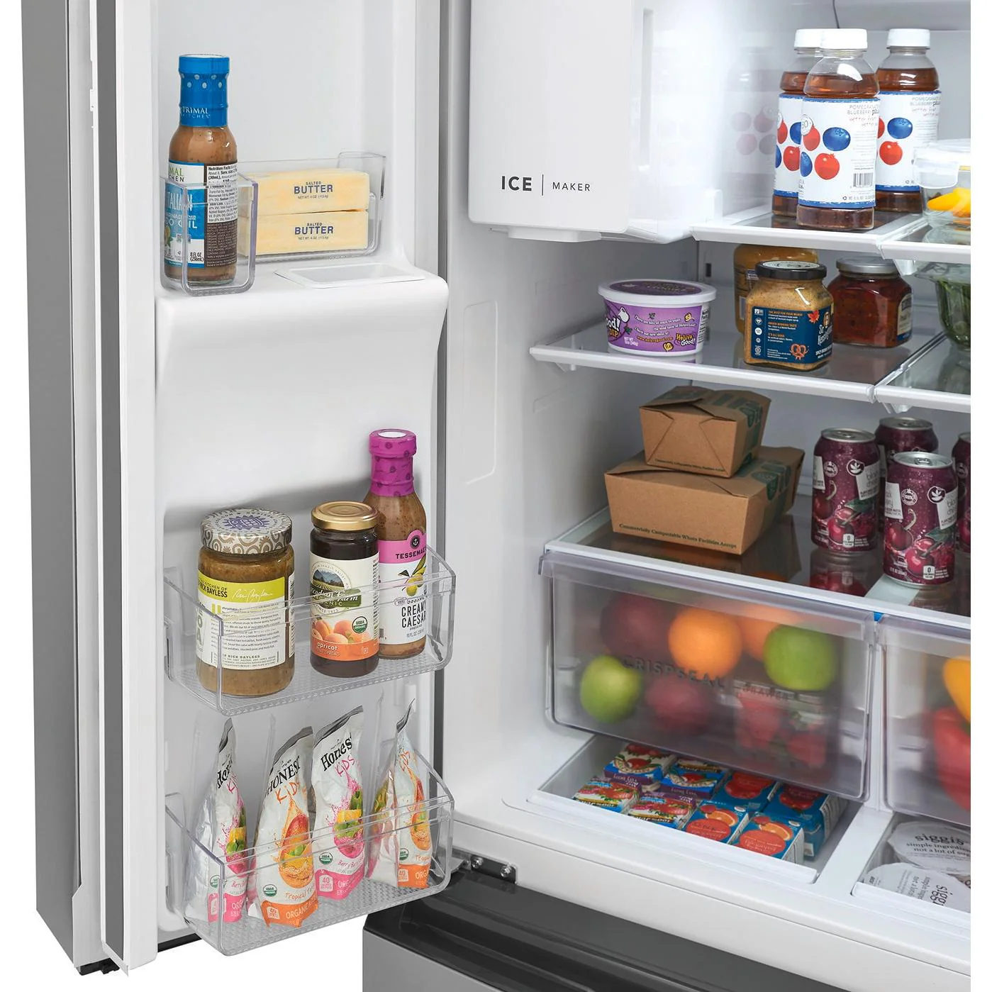 Frigidaire 36-inch, 26.3 cu. ft. French 4-Door Refrigerator with External Water and Ice System FRMS2733AV - Image 6