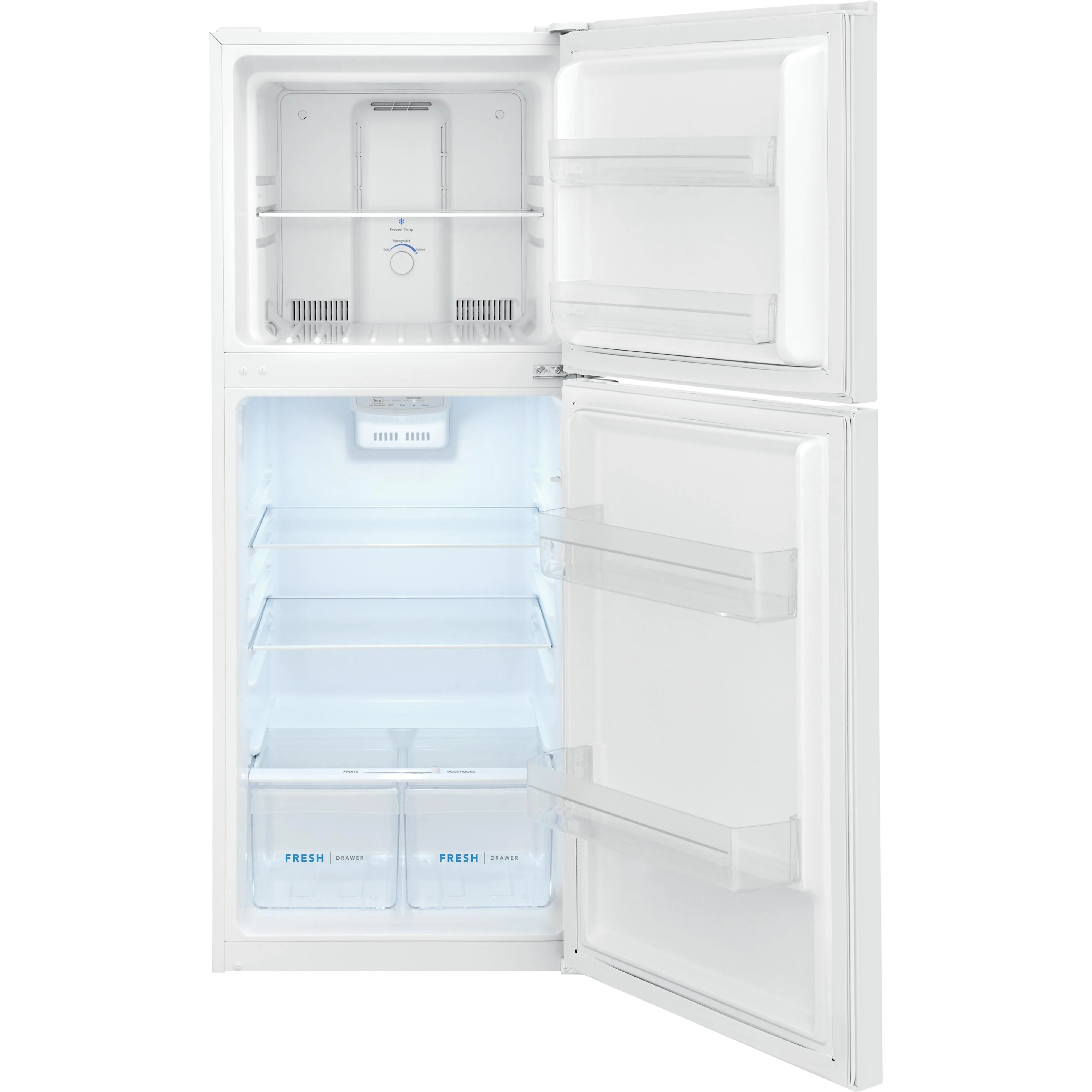 Frigidaire 24-inch, 10.1 cu. ft. Top Freezer Refrigerator FFET1022UW - Image 5