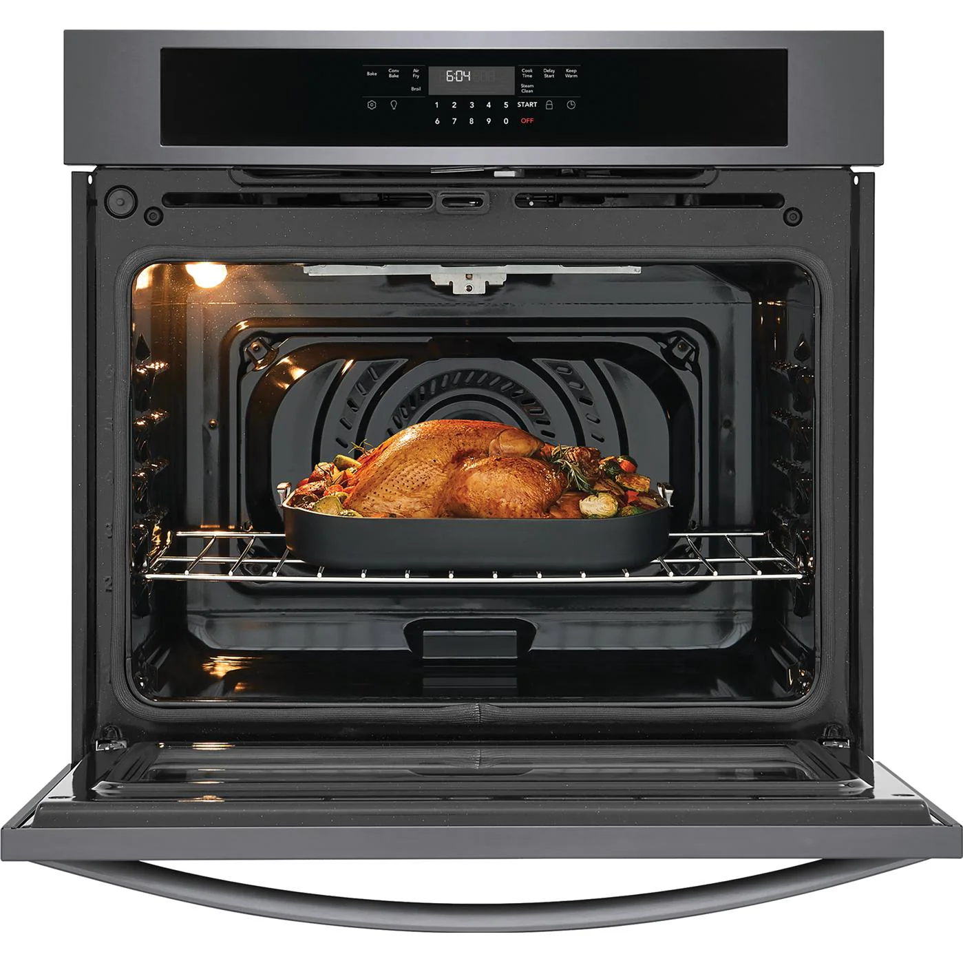 Frigidaire 30-inch, 5.3 cu. ft. Built-in Single Wall Oven with Air Fry FCWS3030AD - Image 2