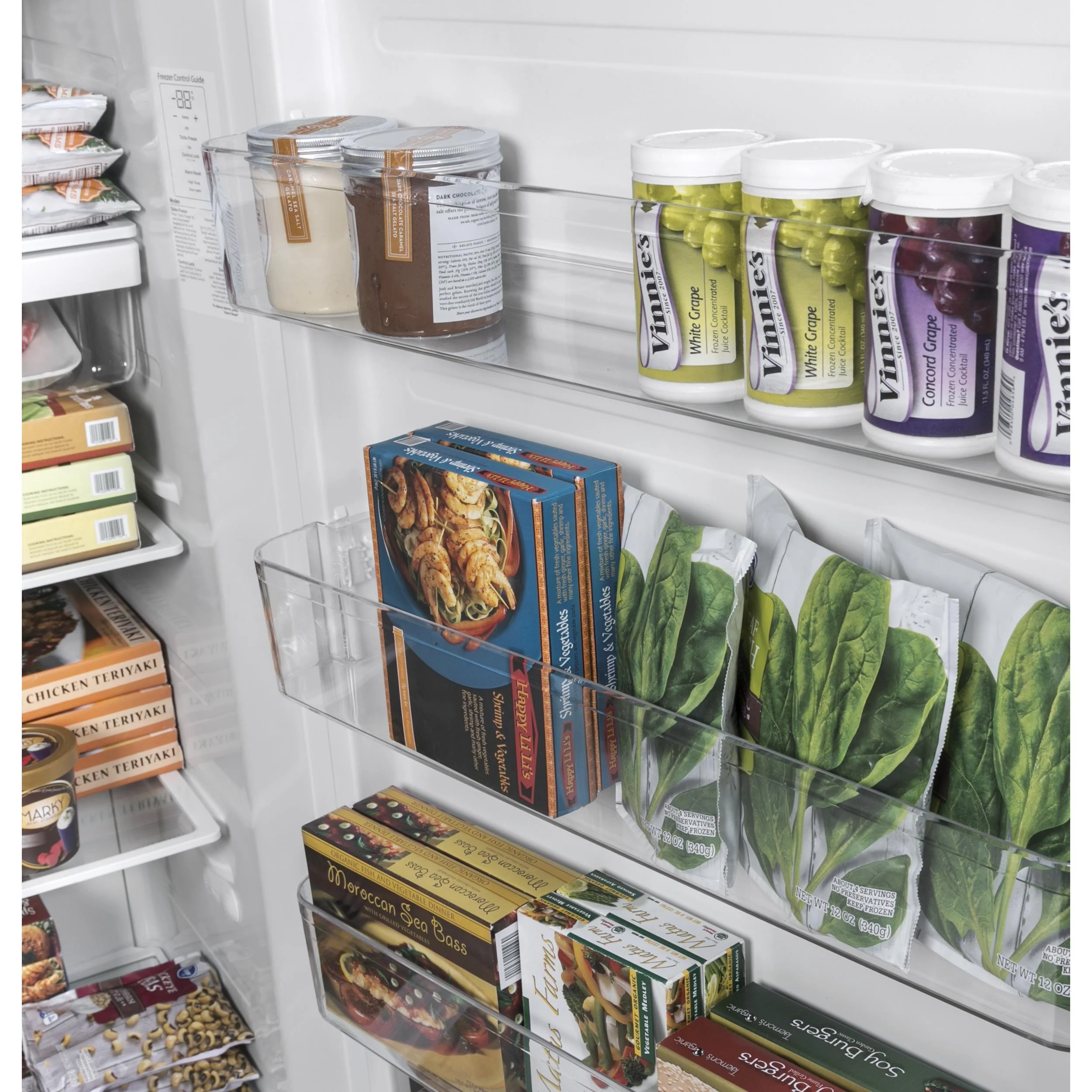 GE 14.1 cu. ft. Upright Freezer with LED Lighting FUF14DLRWW - Image 3