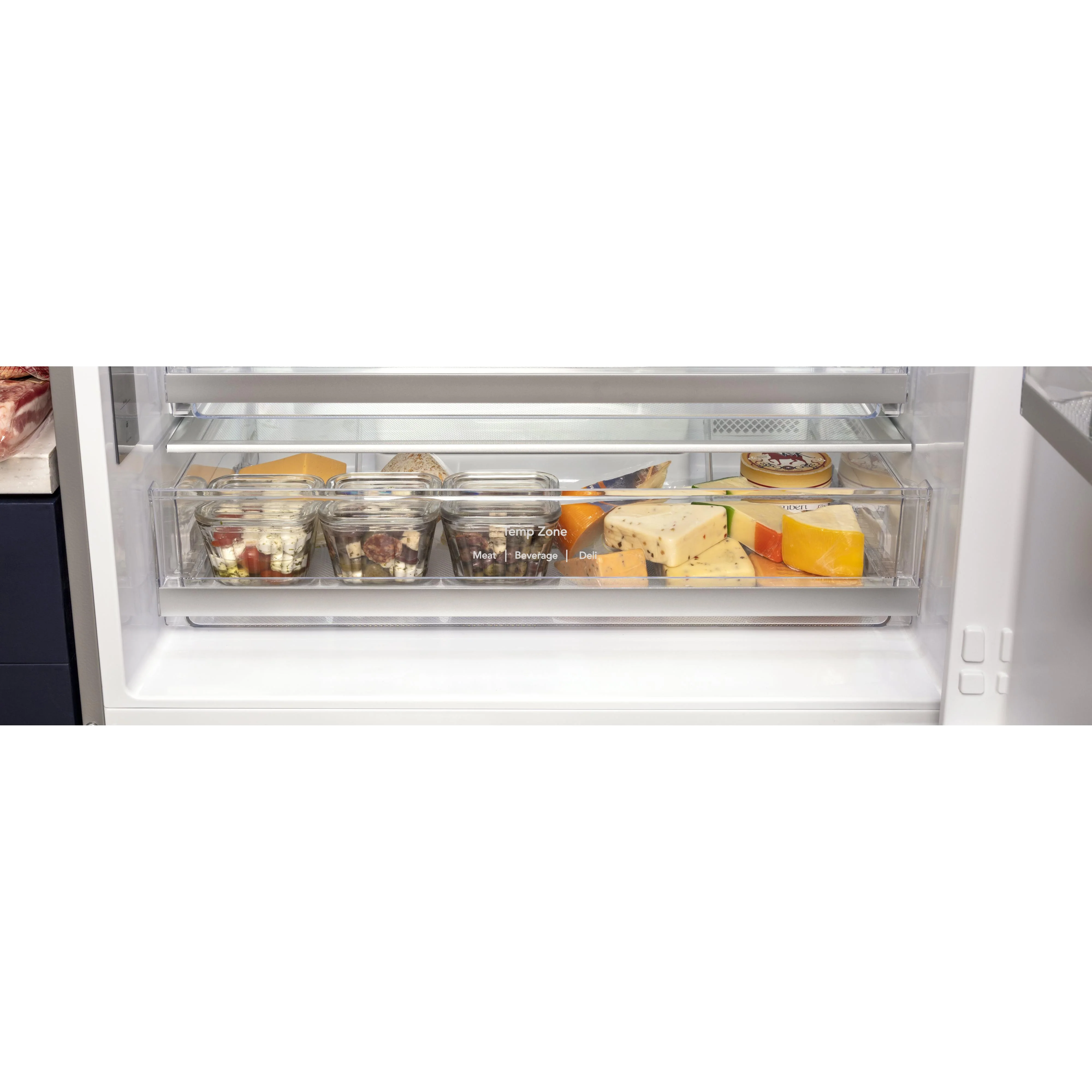 GE 32-inch, 17.7 cu.ft. Counter-Depth Bottom Freezer Refrigerator with LED Lighting GBE17HYRFS - Image 7