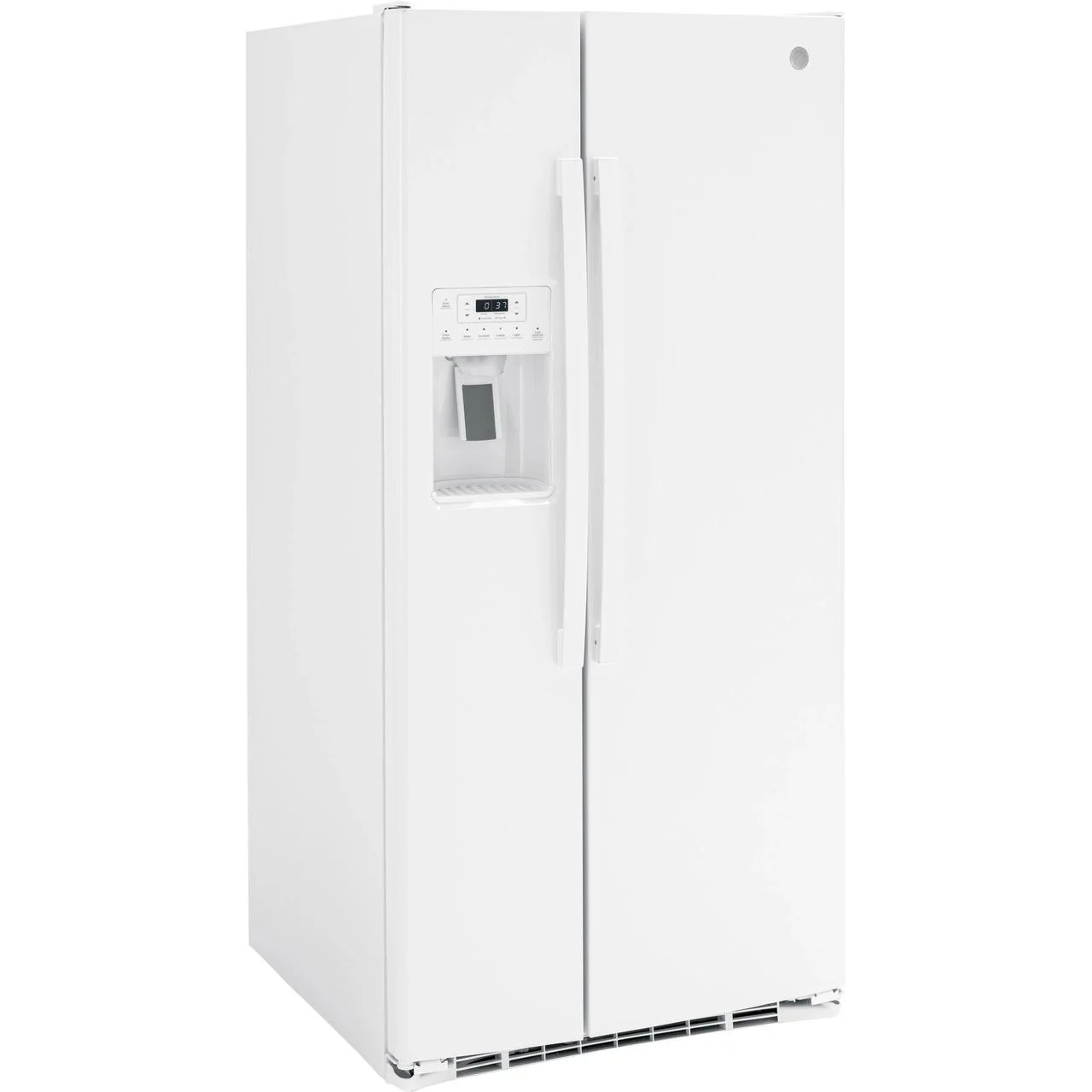 GE 33-inch, 23 cu. ft. Side-By-Side Refrigerator with Water and Ice Dispensing System GSS23GGPWW - Image 5