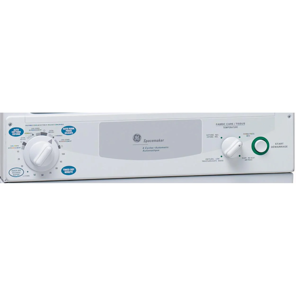 GE 3.6 cu. ft. Electric Dryer PCKS443EBWW - Image 2
