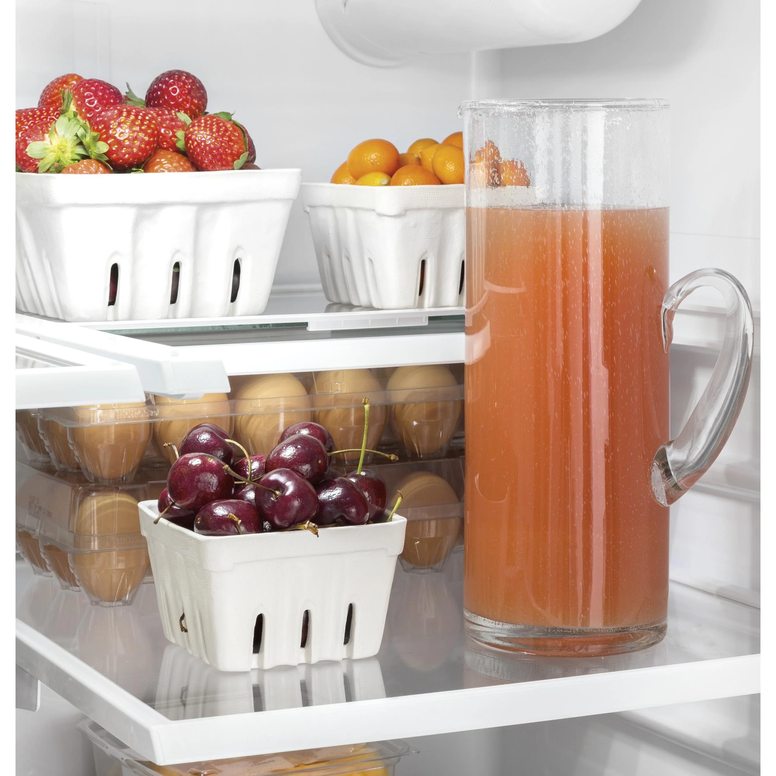 GE 36-inch, 27 cu.ft. Freestanding French 3-Door Refrigerator with Internal Water Dispenser GNE27JMMES - Image 12