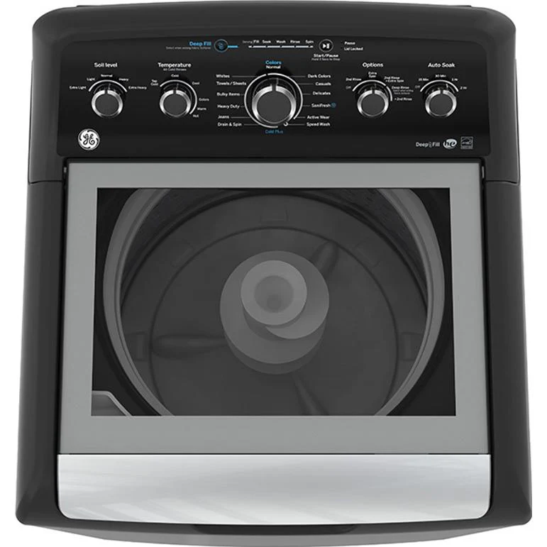 GE 4.9 cu. ft. Top Load Washer with Agitator GTW491BMRDG - Image 4