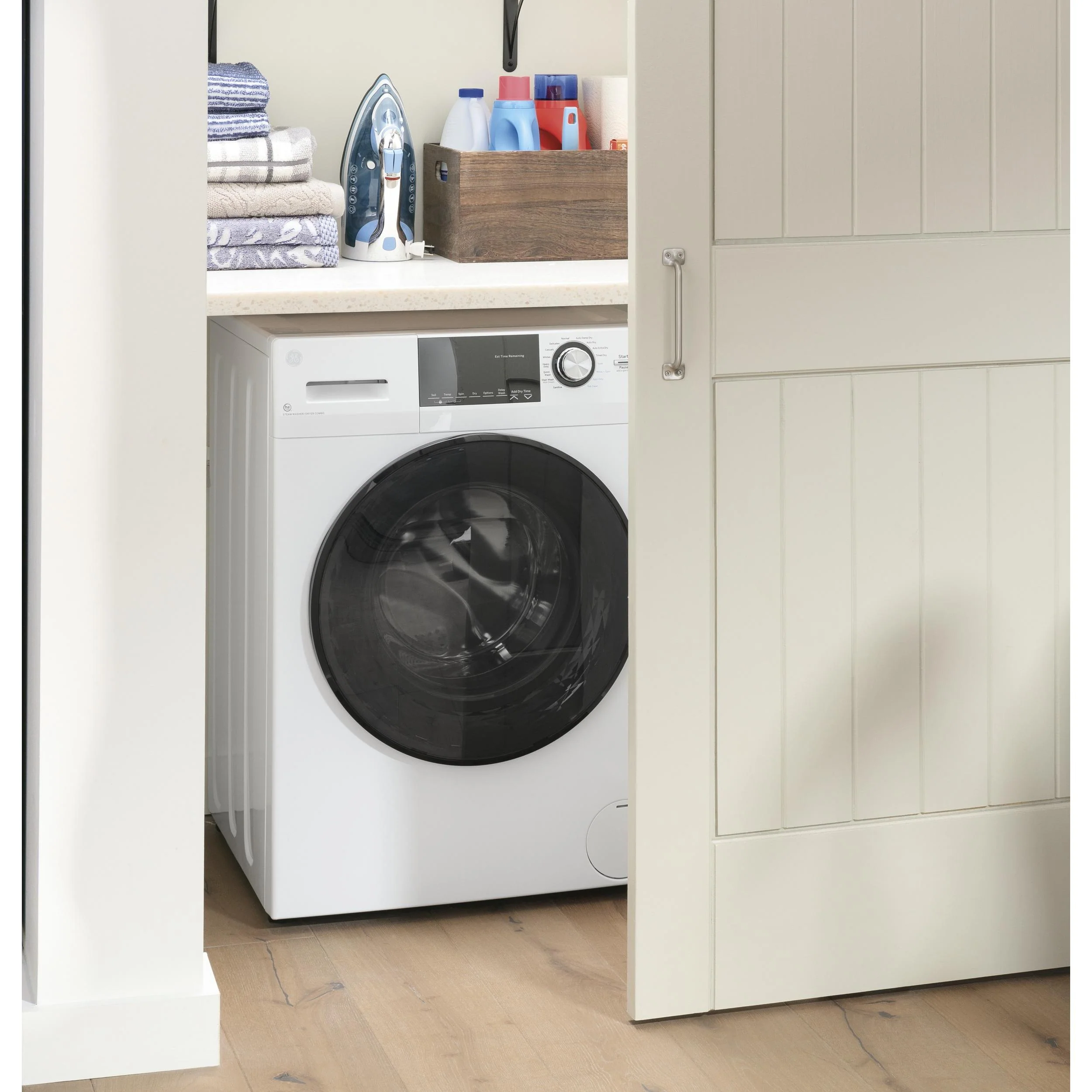GE All-in-One Electric Laundry Center with Condenser GFQ14ESSNWW - Image 12