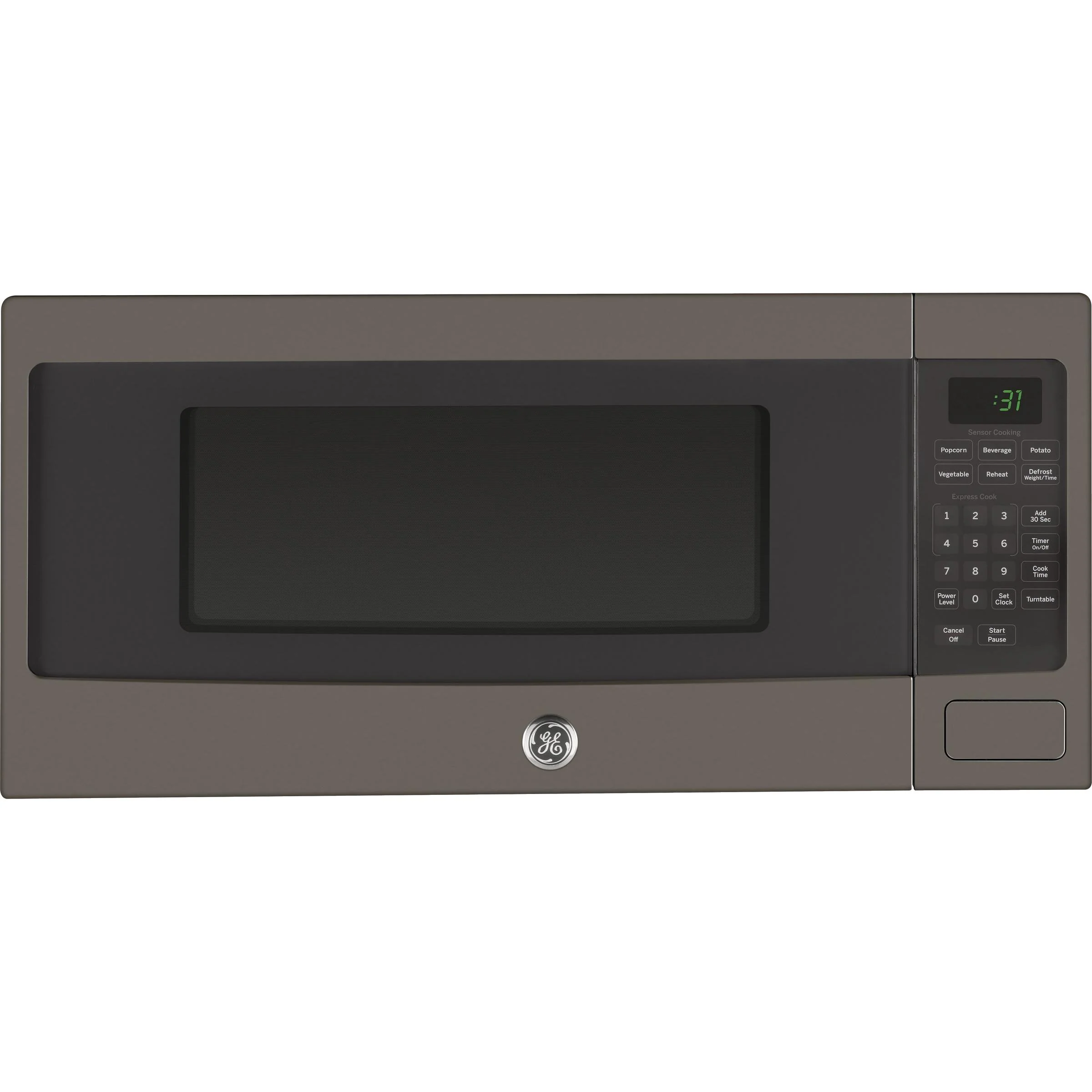 GE Profile 24-inch, 1.1 cu.ft. Countertop Microwave Oven with 10 Power Levels PEM10SLFC