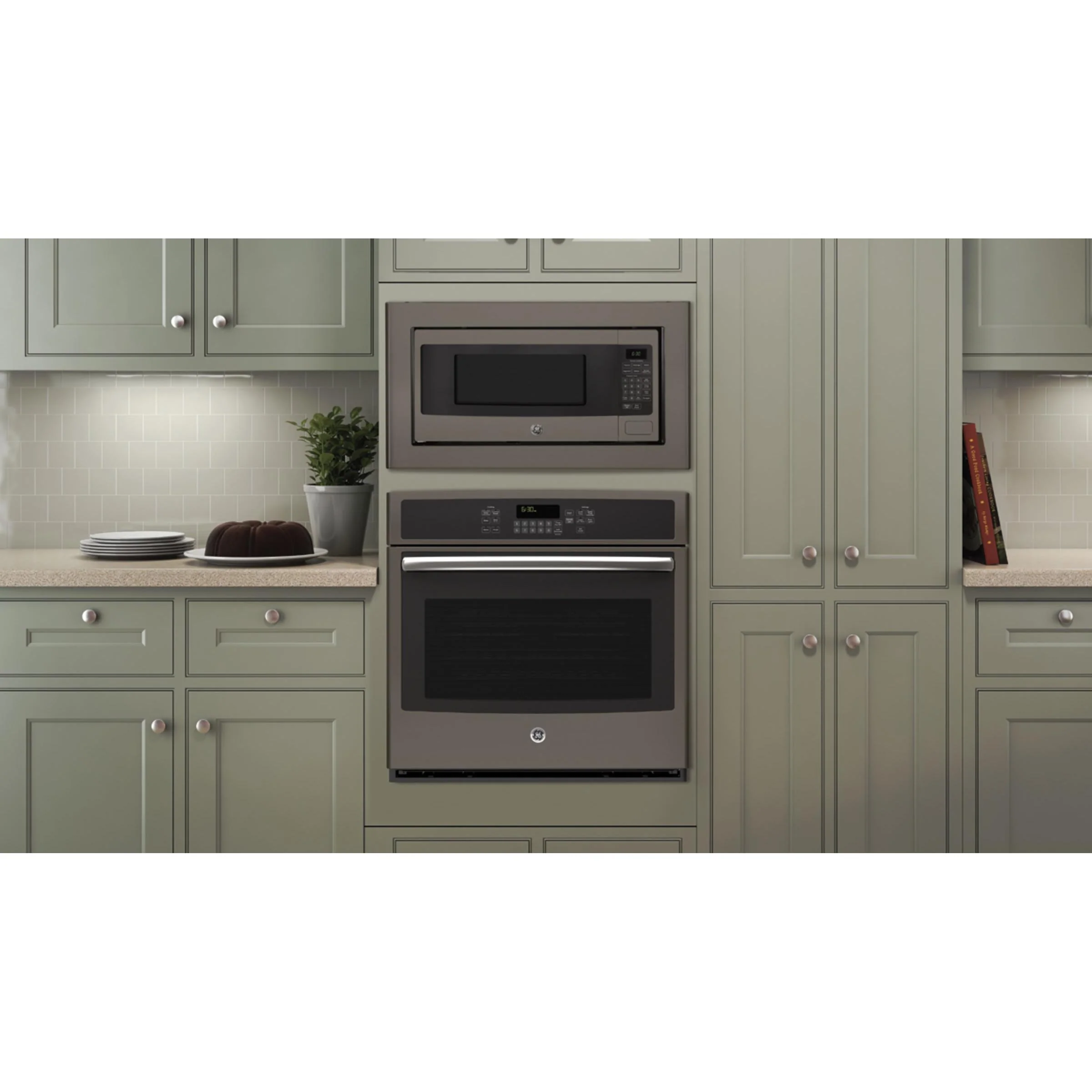 GE Profile 24-inch, 1.1 cu.ft. Countertop Microwave Oven with 10 Power Levels PEM10SLFC - Image 6