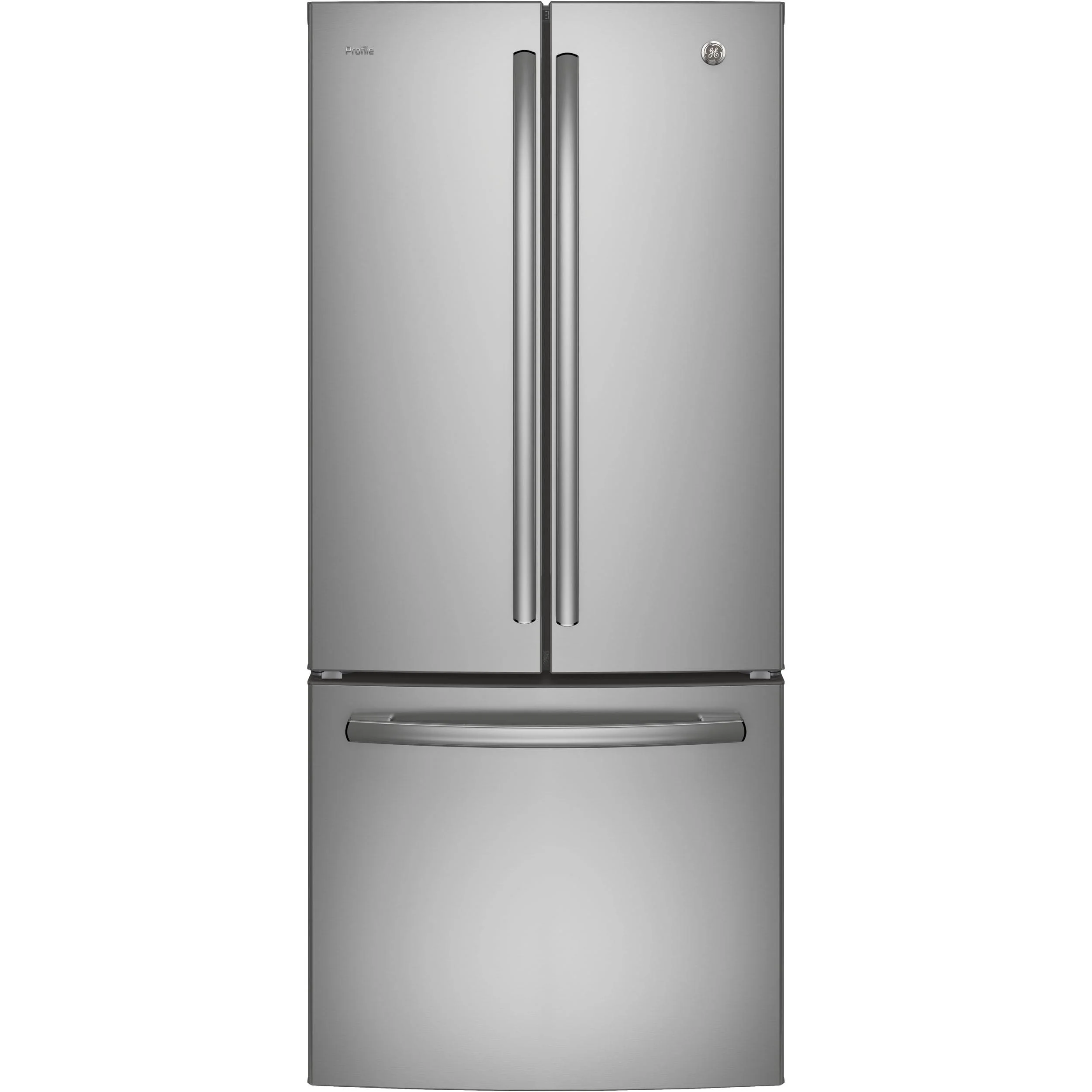 GE Profile 30-inch, 20.8 cu. ft. French 3-Door Refrigerator with Internal Water Dispenser PNE21NYRKFS