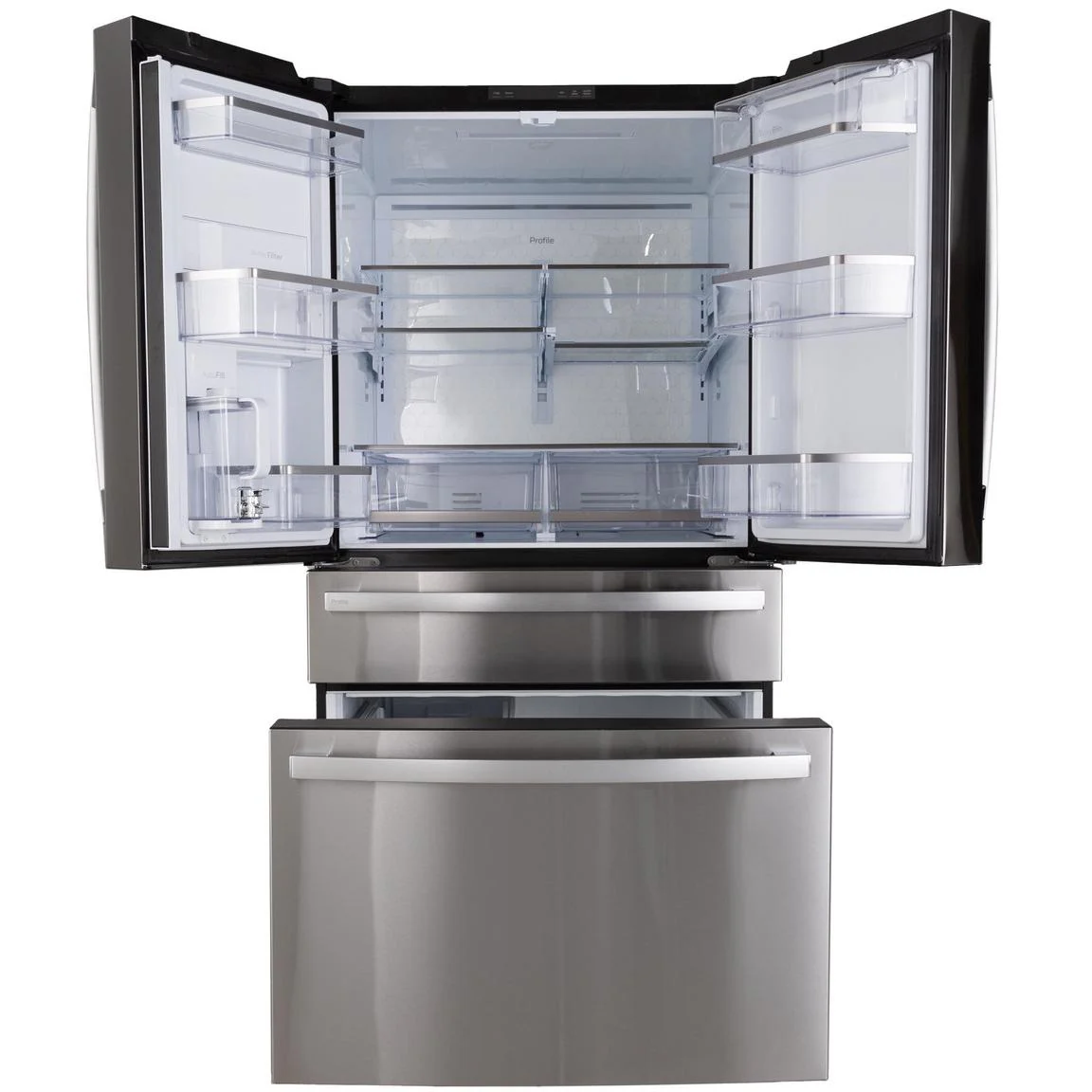 GE Profile 36-inch, 28.7 cu. ft. French 4-Door Refrigerator with Dual-Dispense AutoFill Pitcher PGE29BYTFS - Image 8