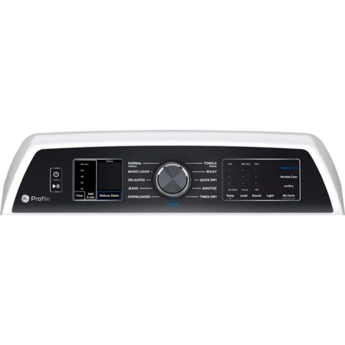 GE Profile 7.3 Cu. Ft. Electric Dryer with Sanitize Cycle PTD70EBMTWS - Image 2