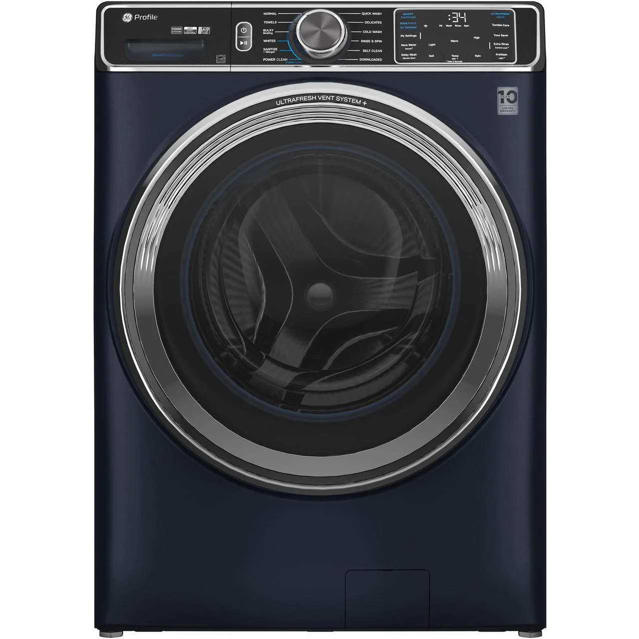 GE Profile Front Loading Washer with Microban® Antimicrobial Technology PFW870SPVRS