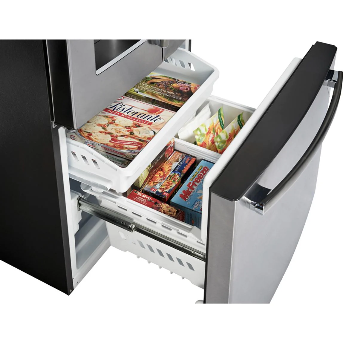 GE Profile 33-inch, 23.8 cu. Ft. French 3-door refrigerator PFE24HYRCFS - Image 9
