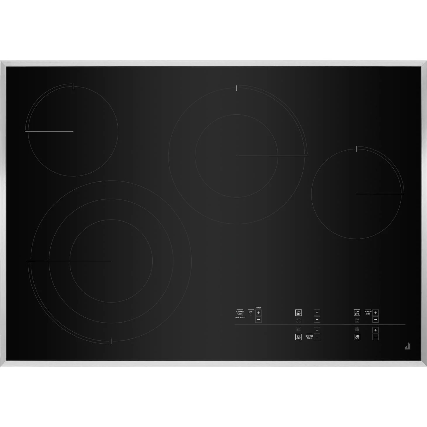 JennAir 30-inch Built-In Electric Cooktop with Emotive Controls JEC4430KS - Image 2