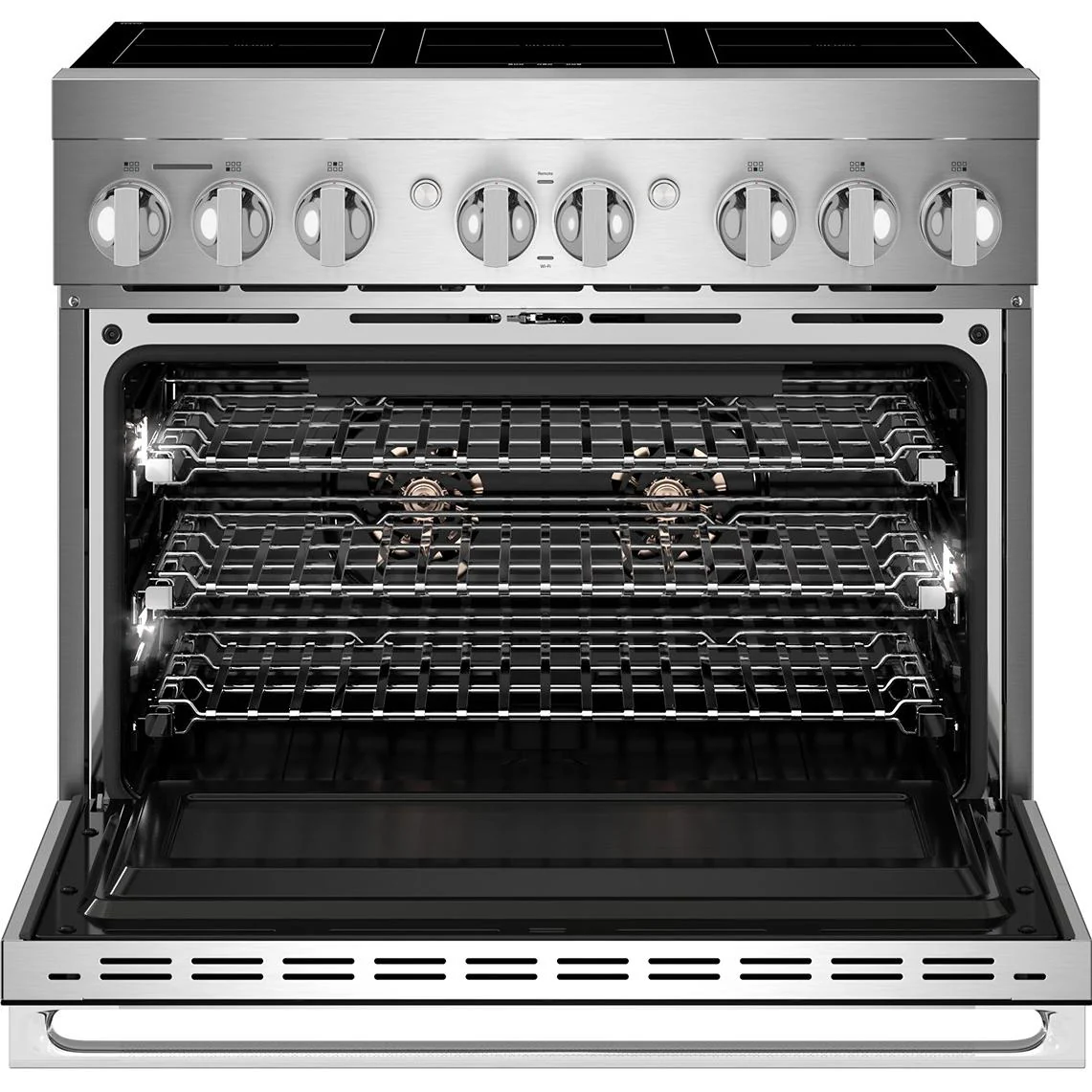 JennAir 36-inch, 5.1 cu. ft. Freestanding Induction Range with Wi-Fi JPIFC736RM - Image 2