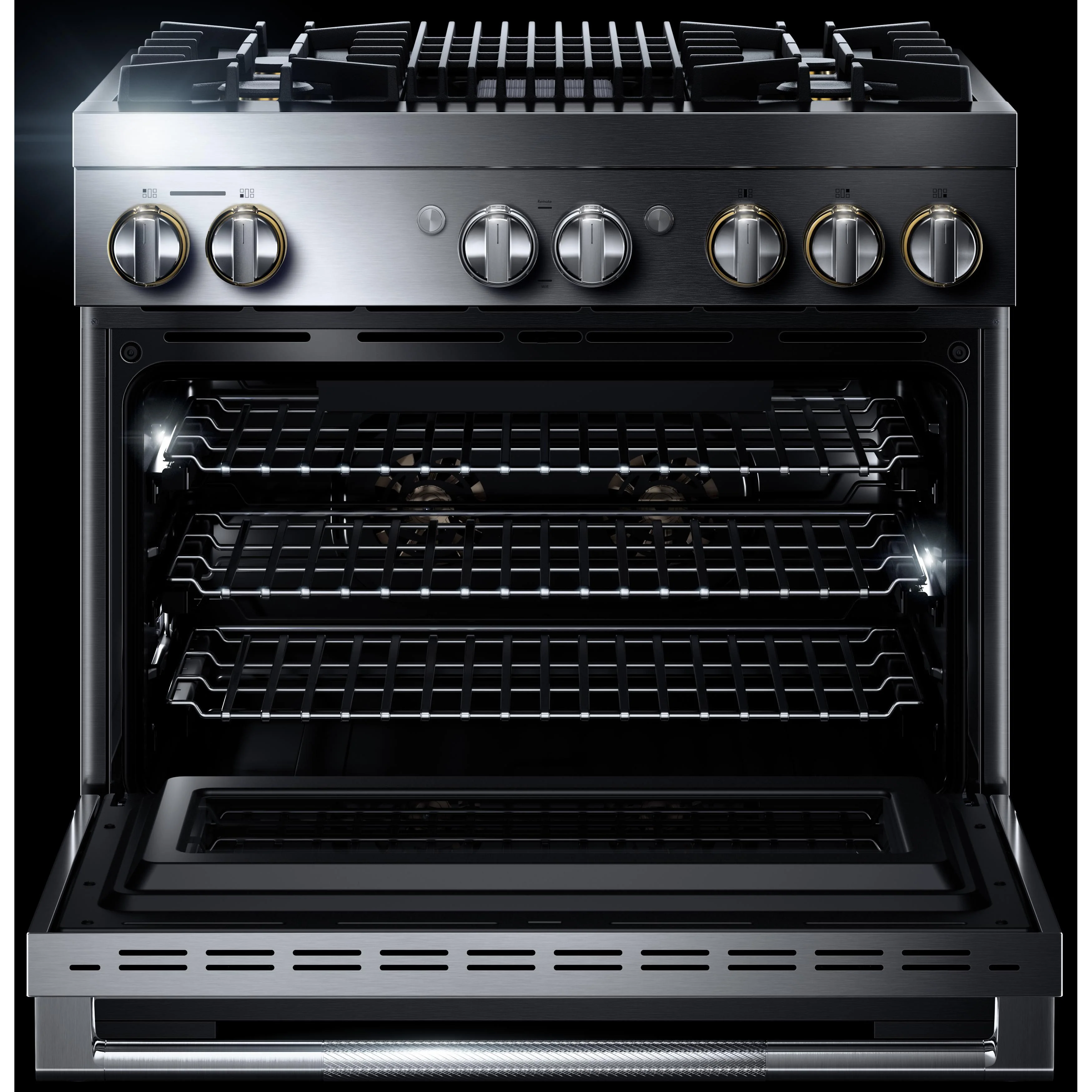 JennAir Rise 36-inch Professional-Style Dual-Fuel Range JDRP636HL - Image 2