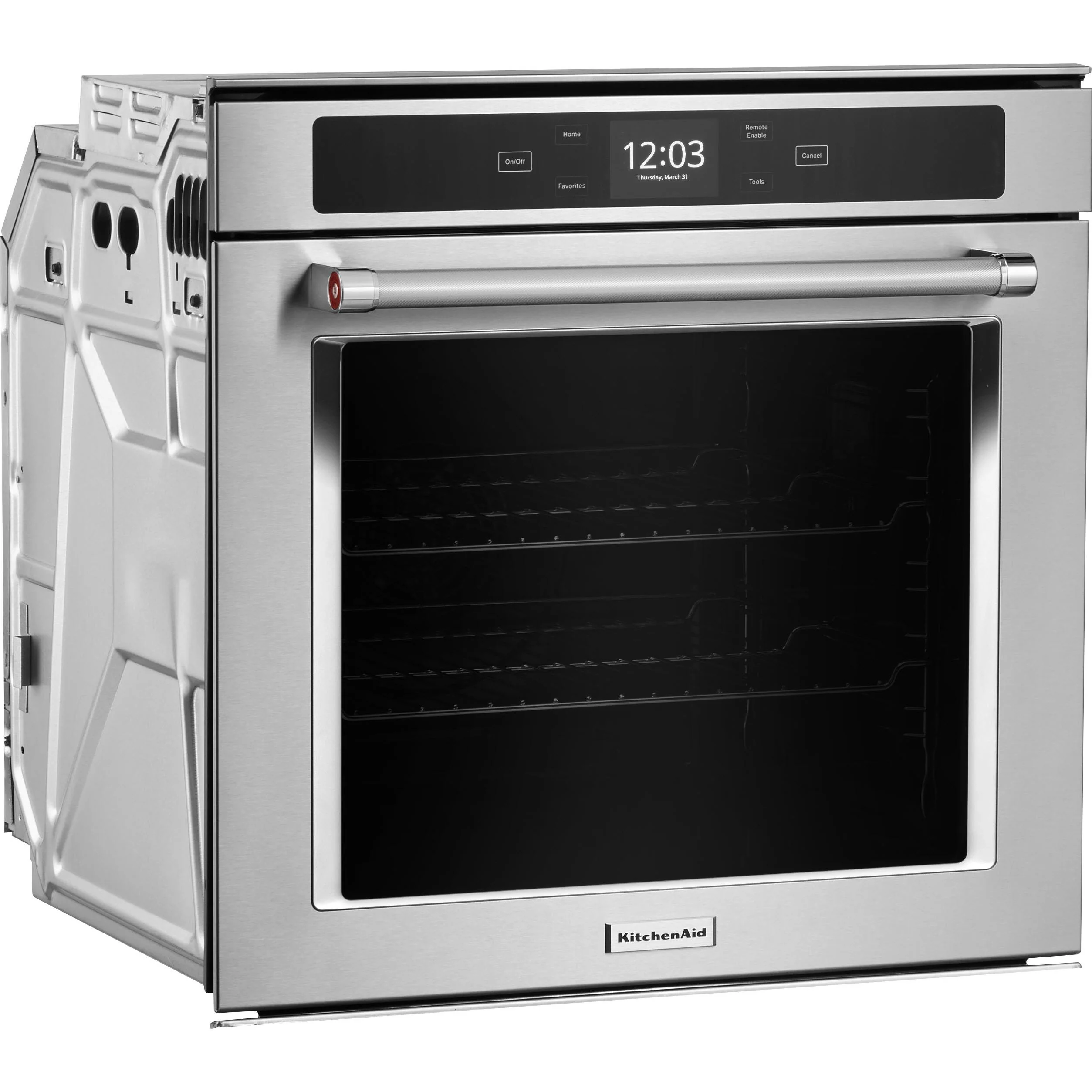 KitchenAid 24-inch, 2.9 cu. ft. Built-in Single Wall Oven with Wi-Fi Connectivity YKOSC504PPS - Image 3