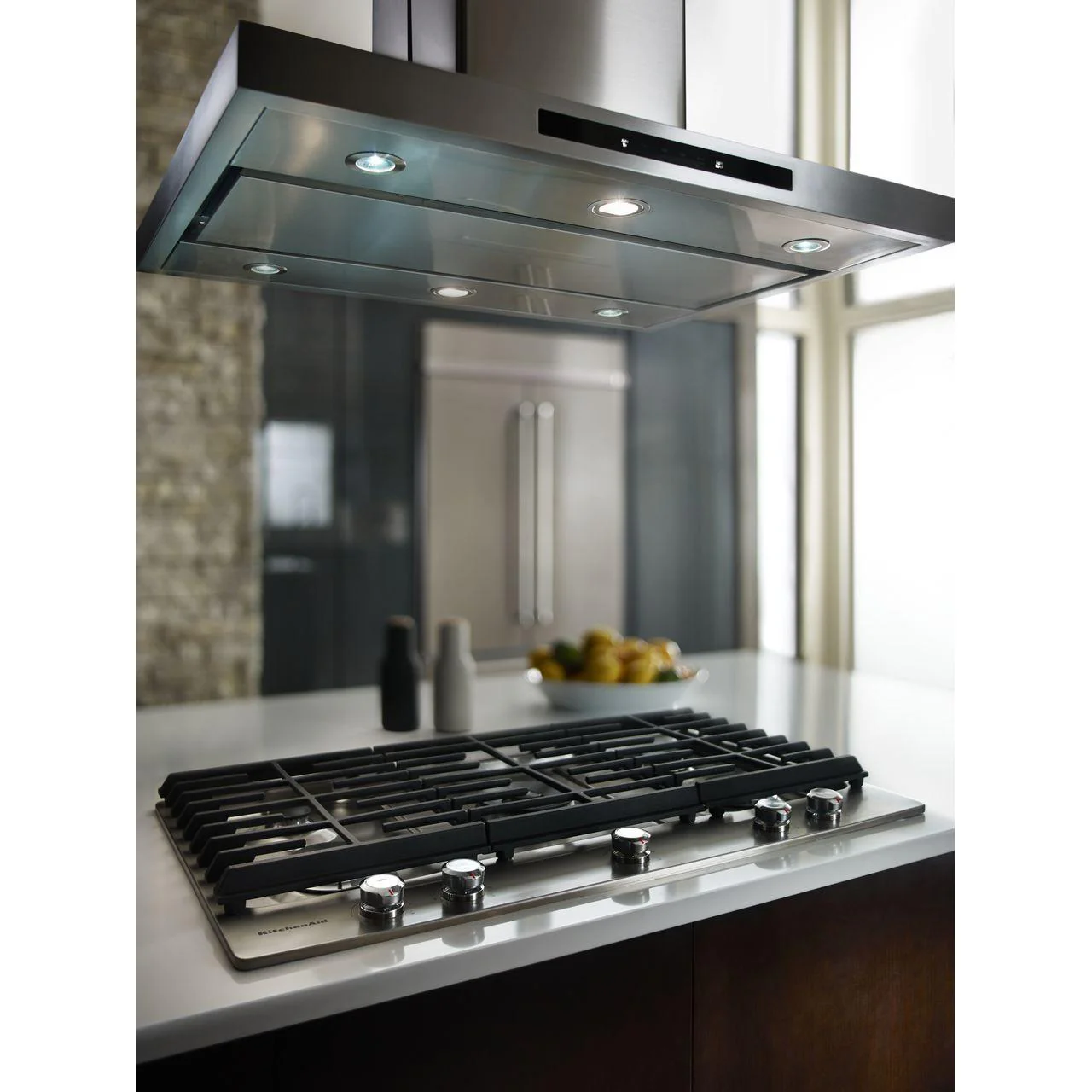 KitchenAid 30-inch Built-In Gas Cooktop with Even-Heat™ Burner KCGS550ESS - Image 7