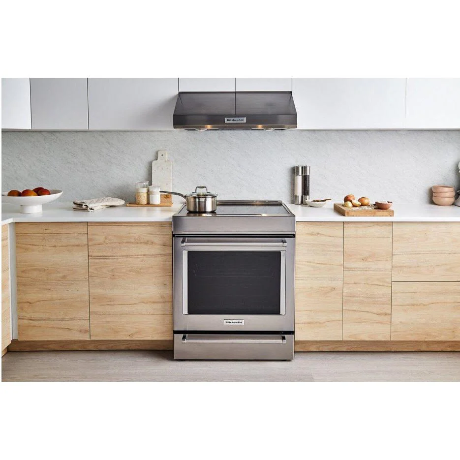 KitchenAid 30-inch Slide-In Induction Range with Air Fry Technology KSIS730PSS - Image 2