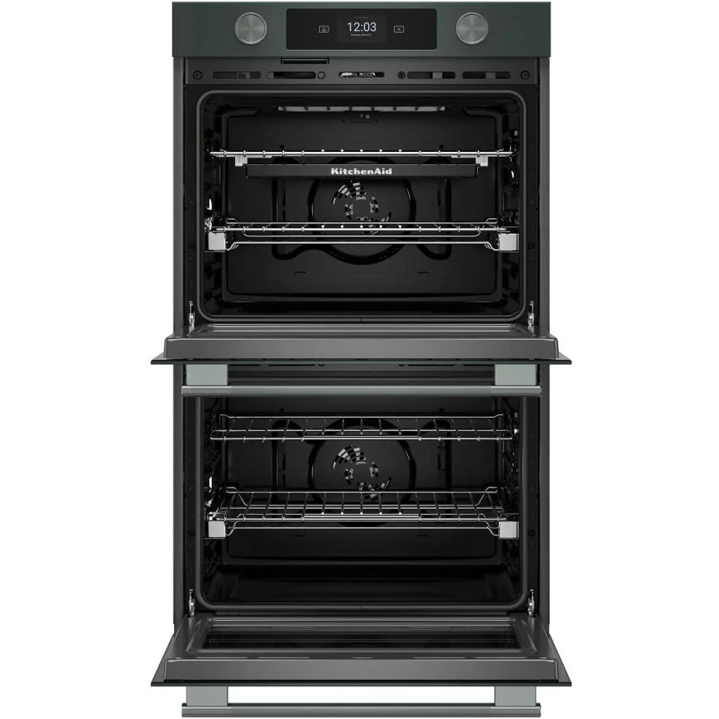 KitchenAid 30-inch Smart Electric Double Wall Oven with Intelligent Cooking Camera KOED930SBE - Image 2